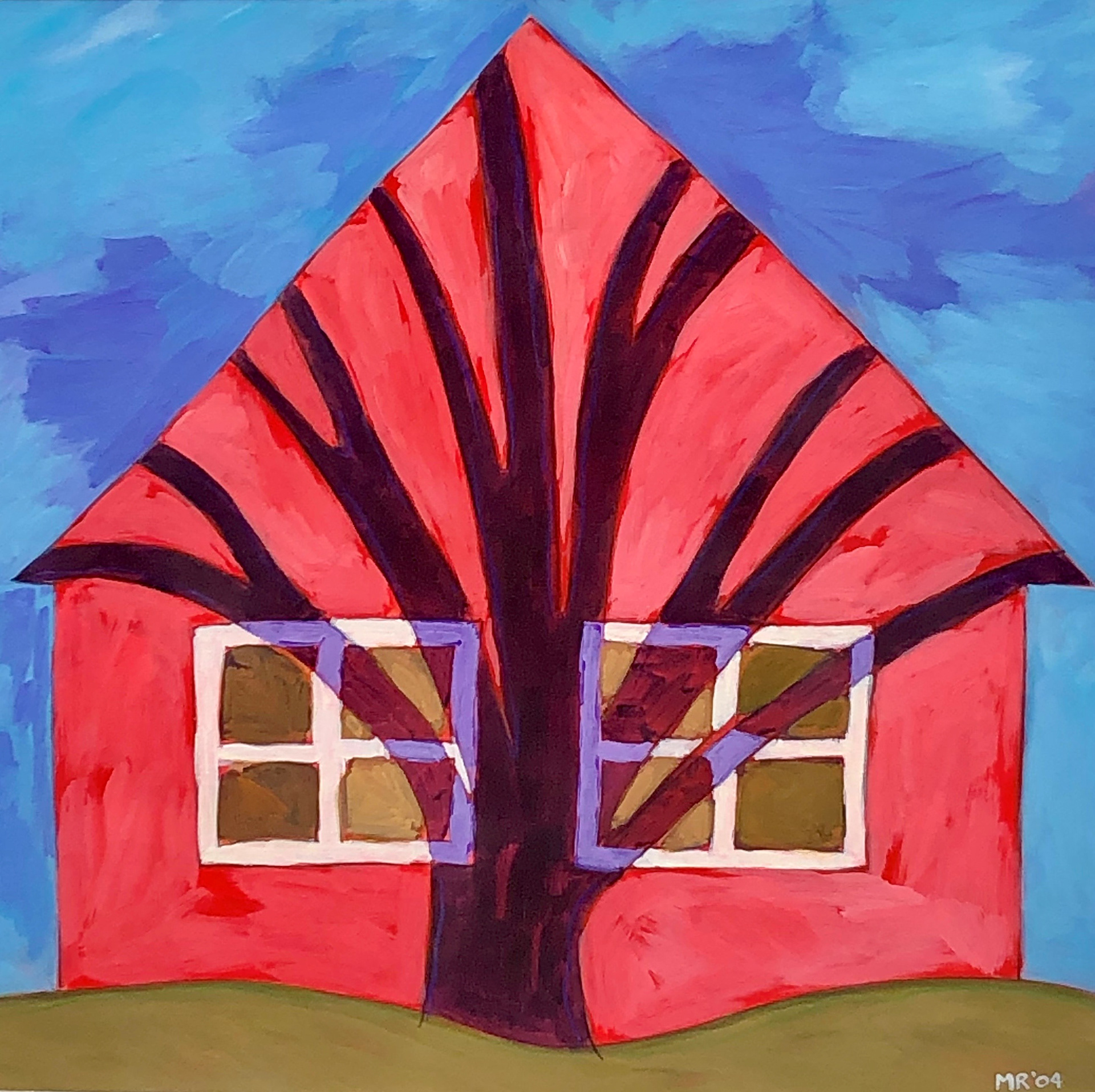 The Living House, 2004, 21" x 22" - $400