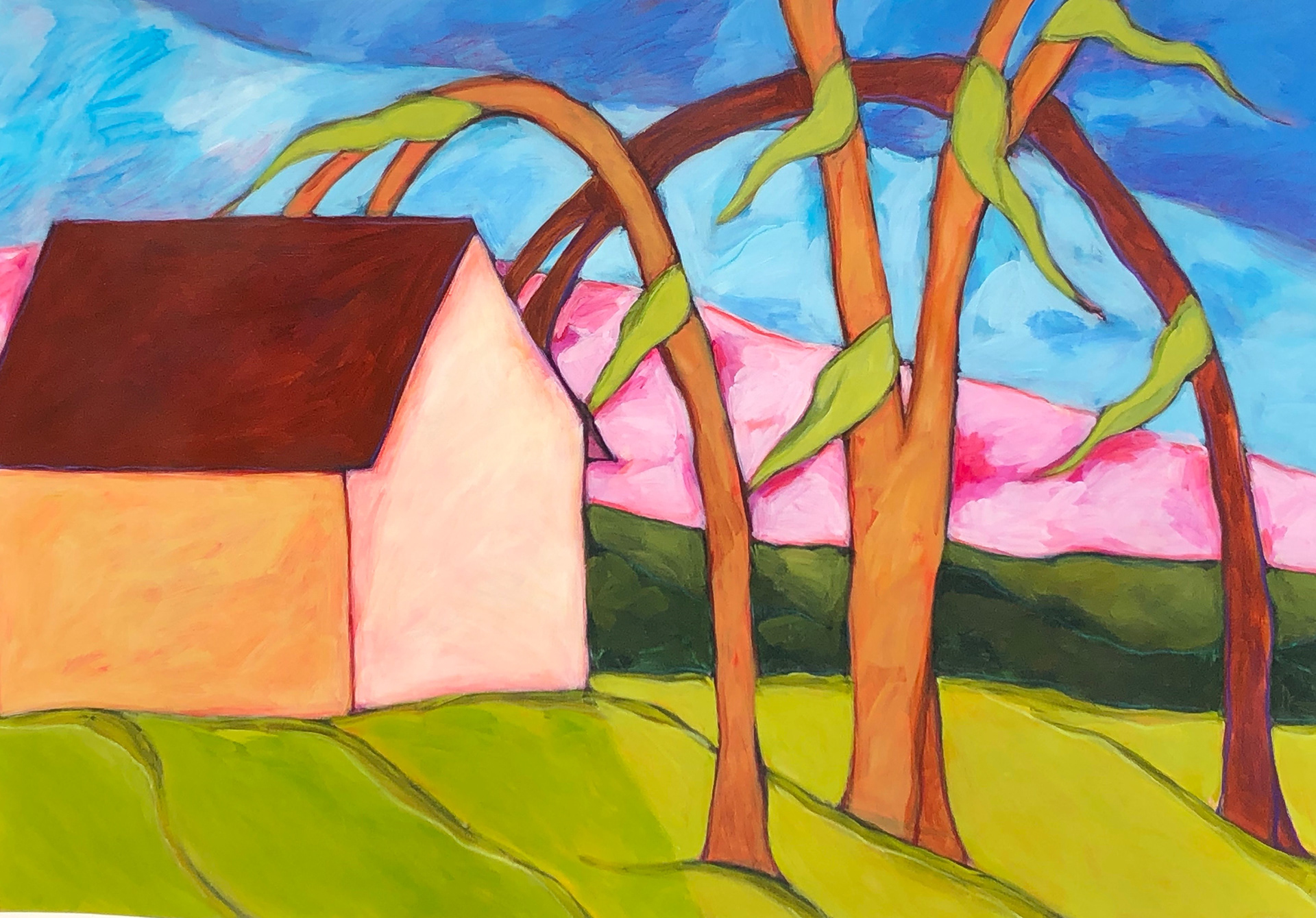 The Secret House, 2002, 39" x 27.5" - $600