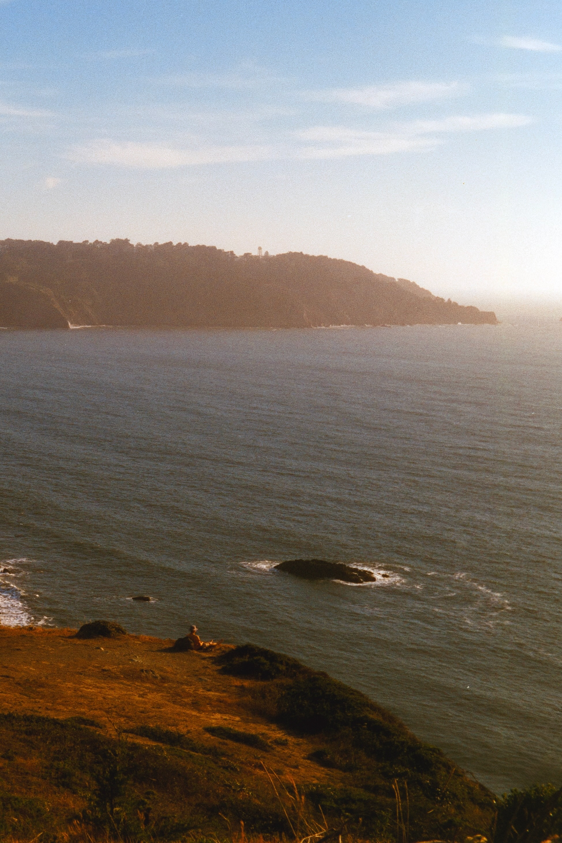 Gazing over the Pacific