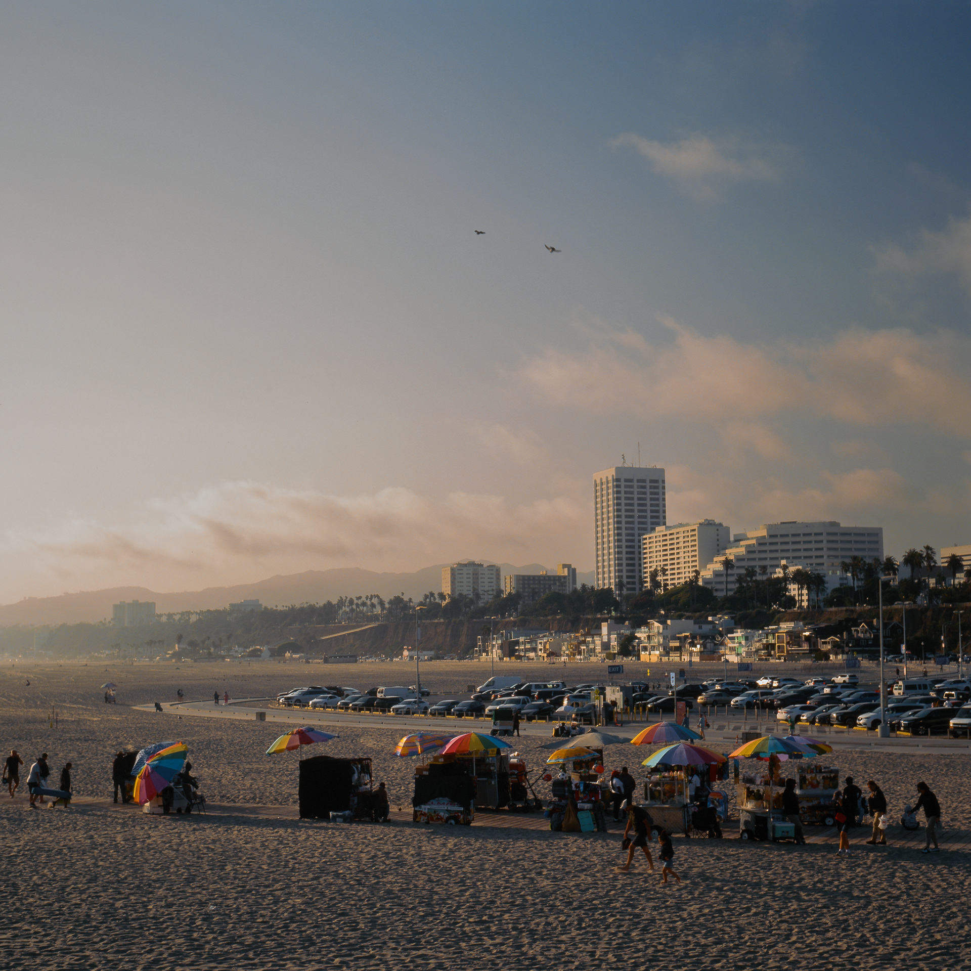 Sunset at Santa Monica Breach
