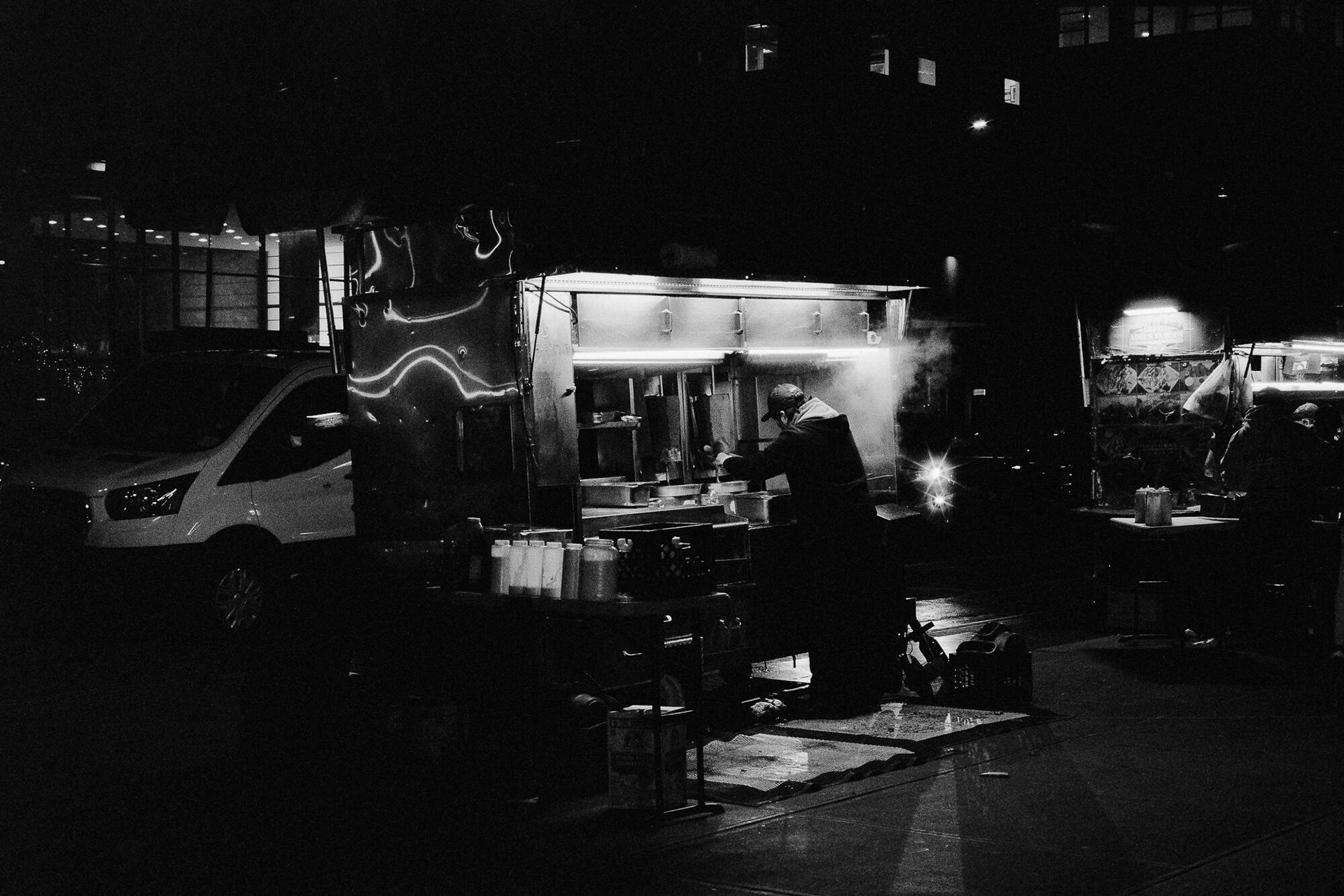 Late night food run || Ilford HP5 Plus
