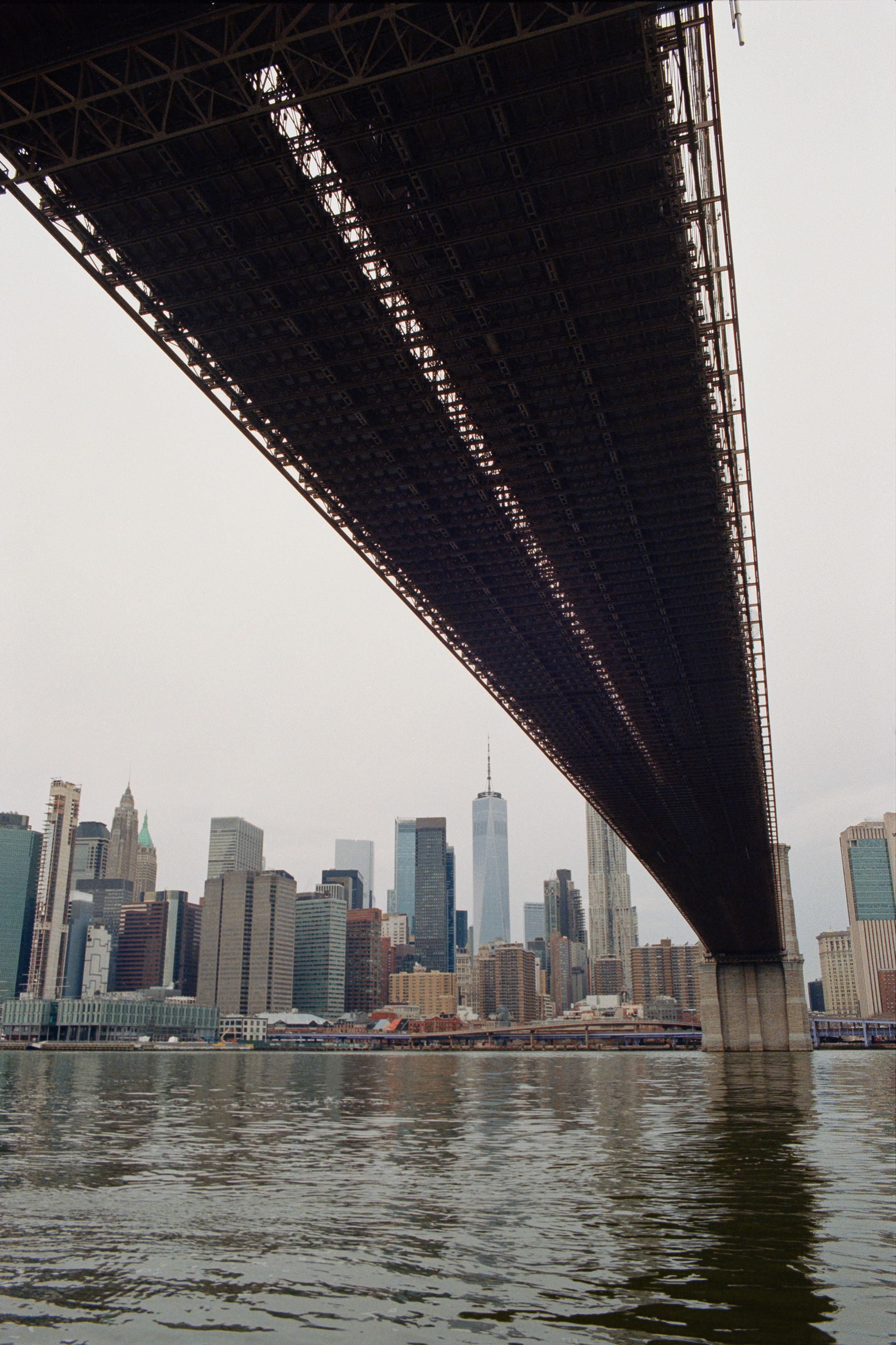Underneath the Brooklyn Bridge