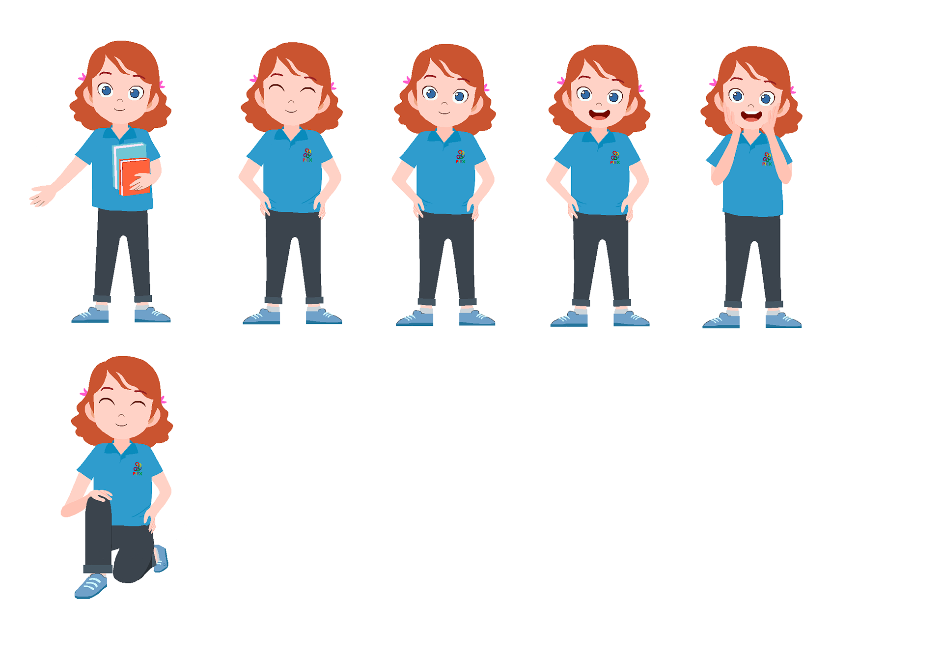 Character design: Illustrated Vectors