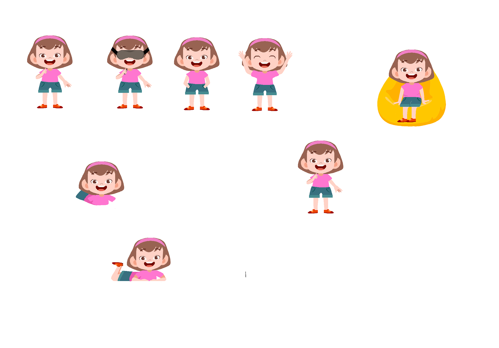 Character design: Illustrated Vectors