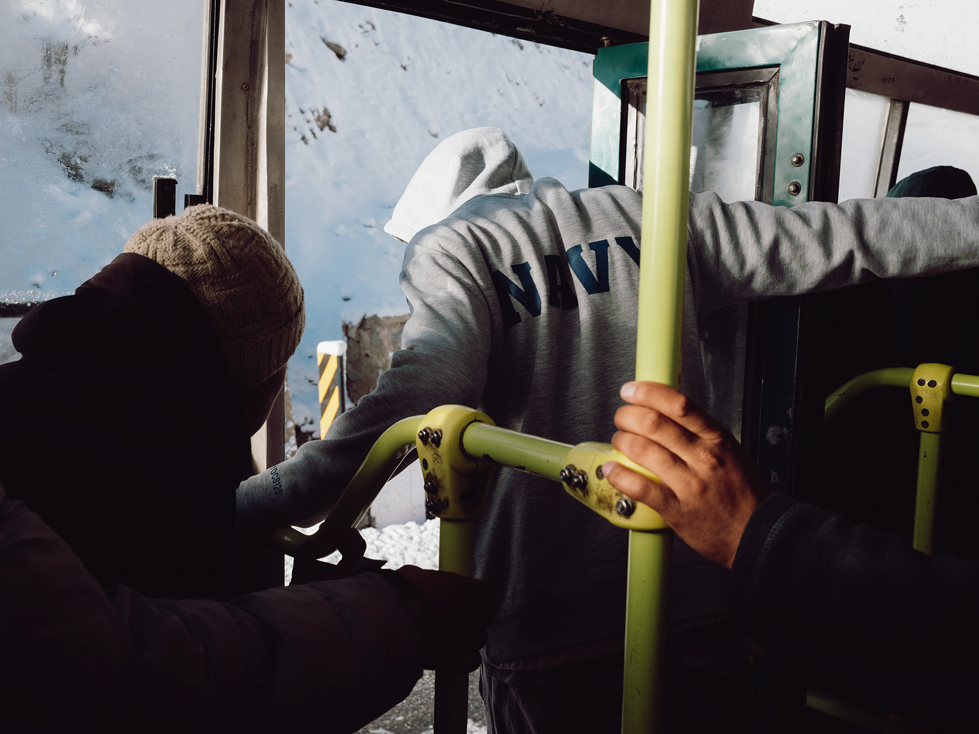 Boys on their way to school
