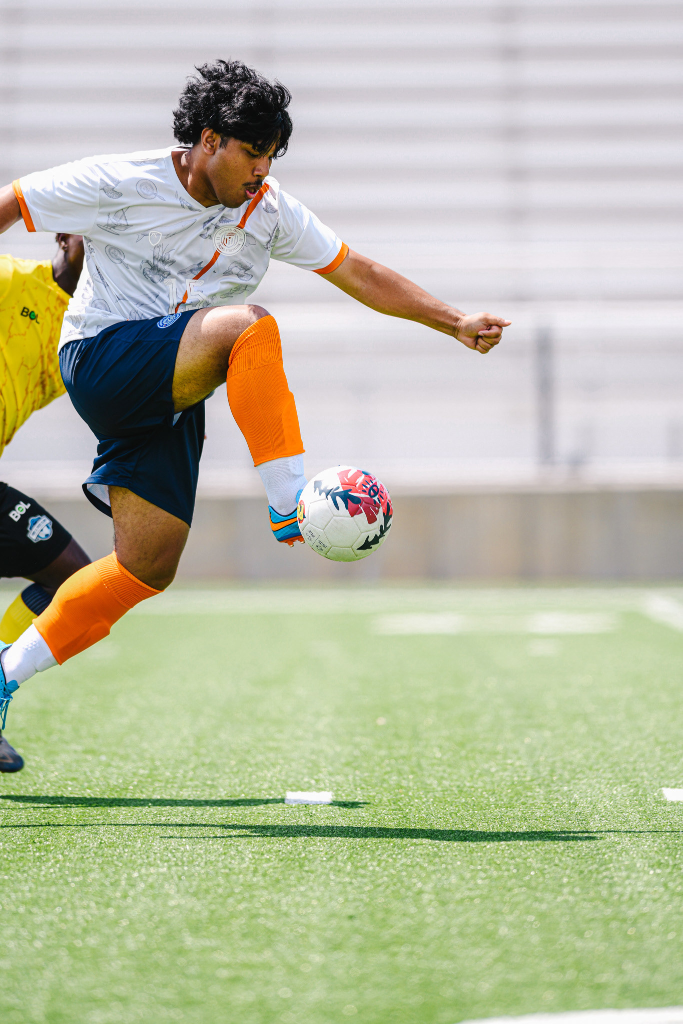 La camiseta en acción