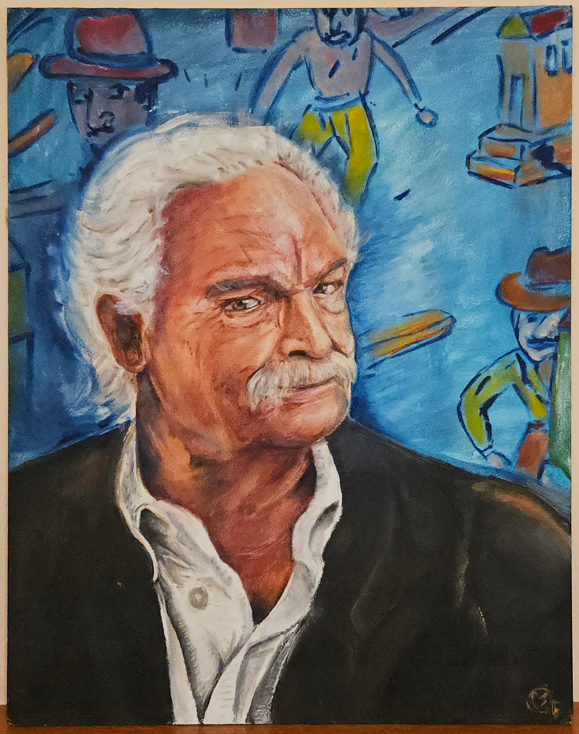 Pintura al óleo sobre duraboard