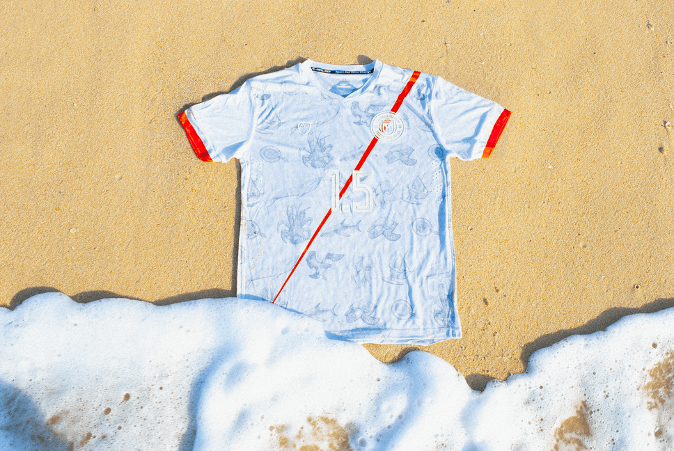 Camiseta #NoHome 2030 de las Islas Marshall