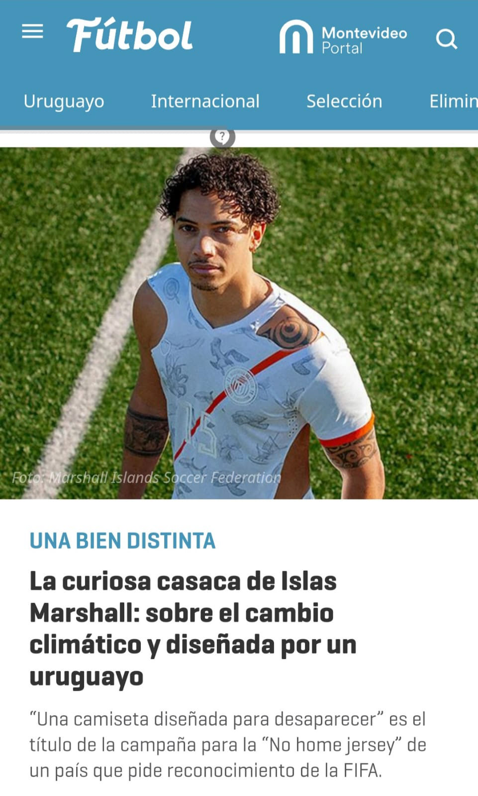 Nota en Montevideo Portal