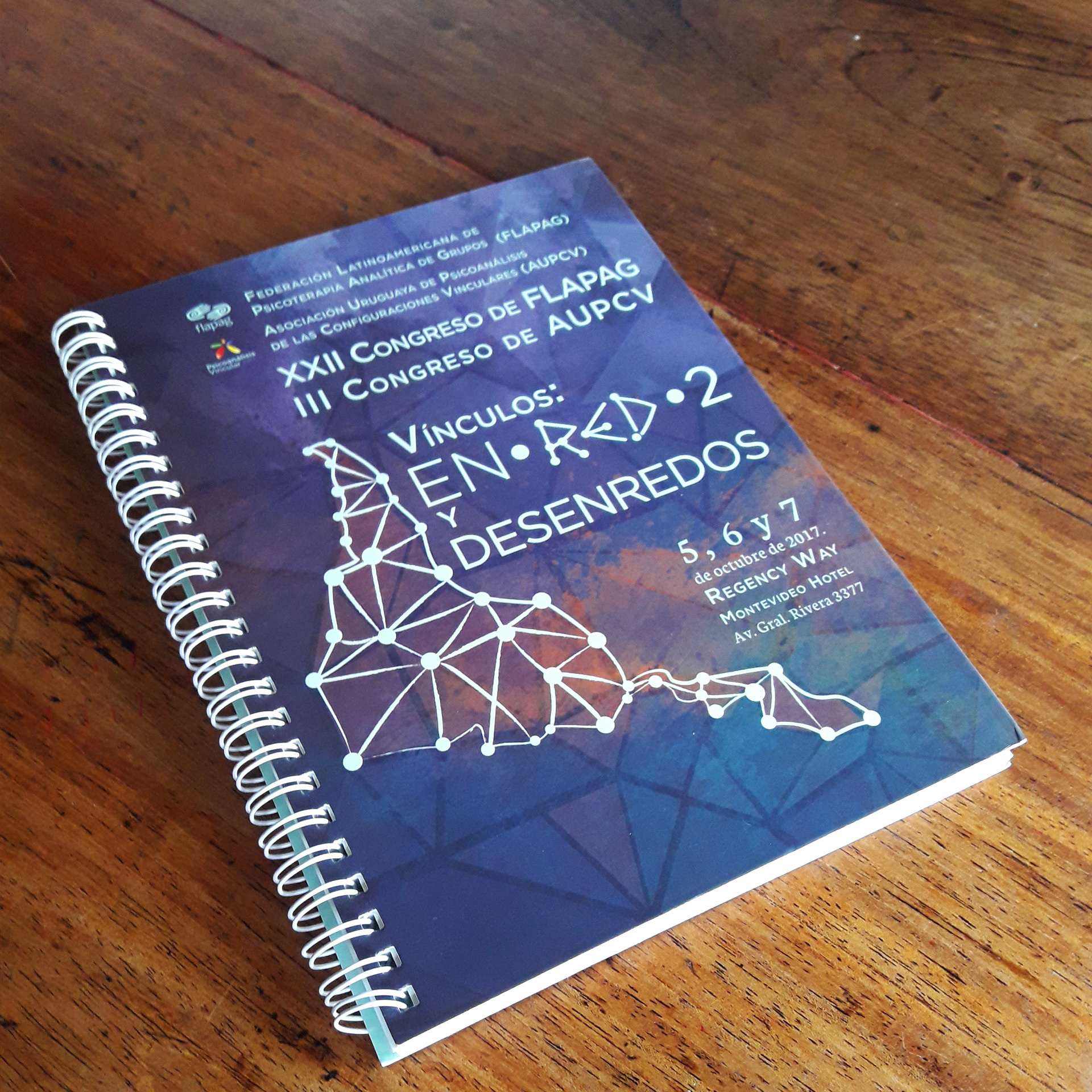 Cuaderno para anotaciones con el programa