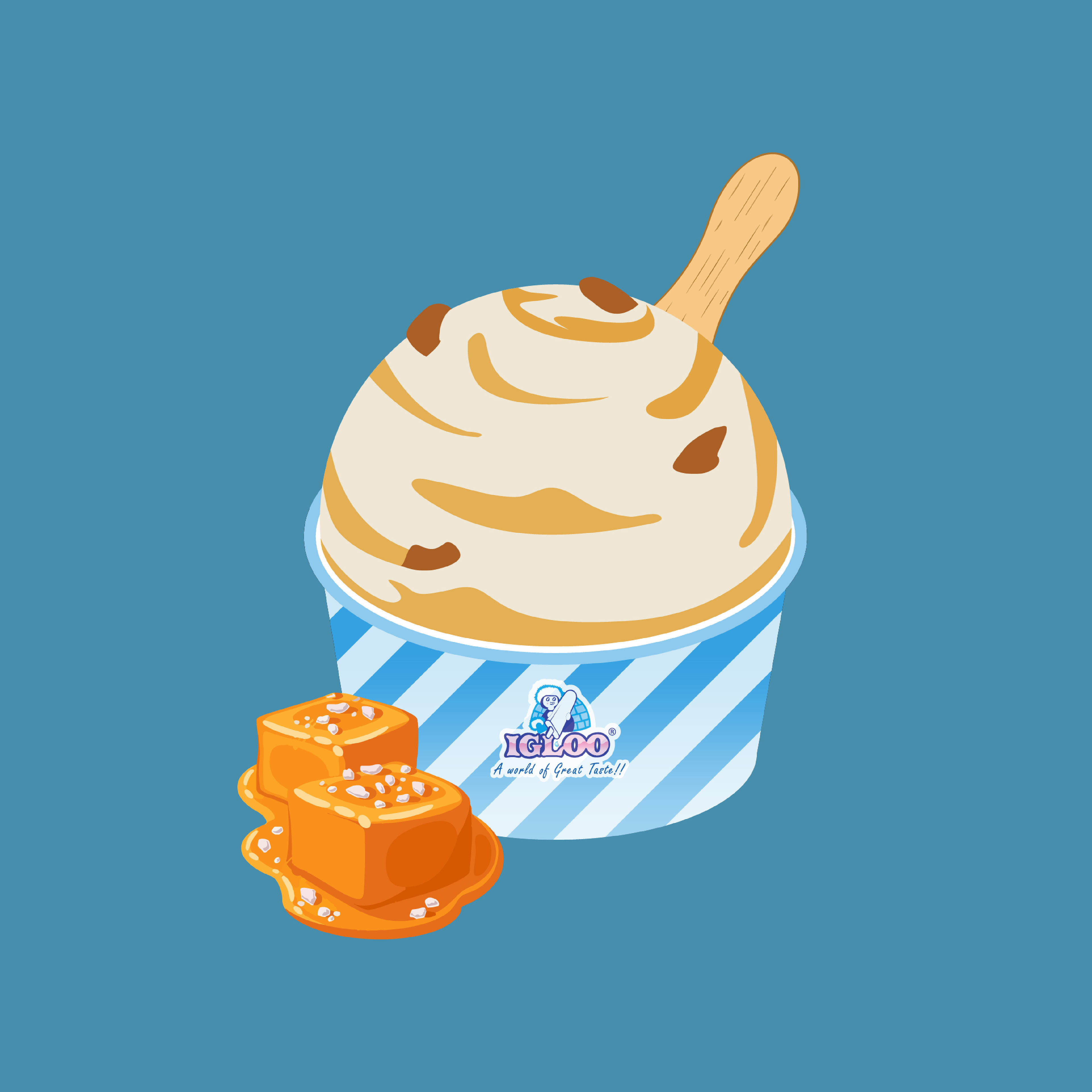 Caramel Crunch Ribbon