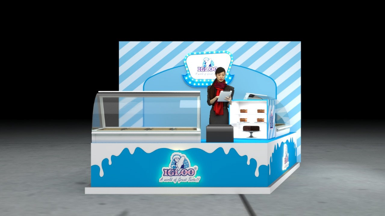ARKA Stall Front Side View