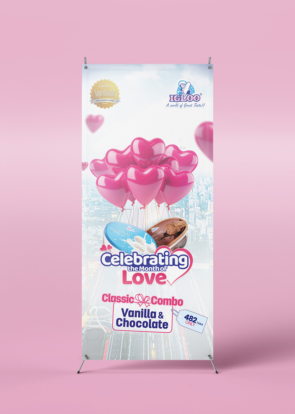 Valentine Campaign X stand