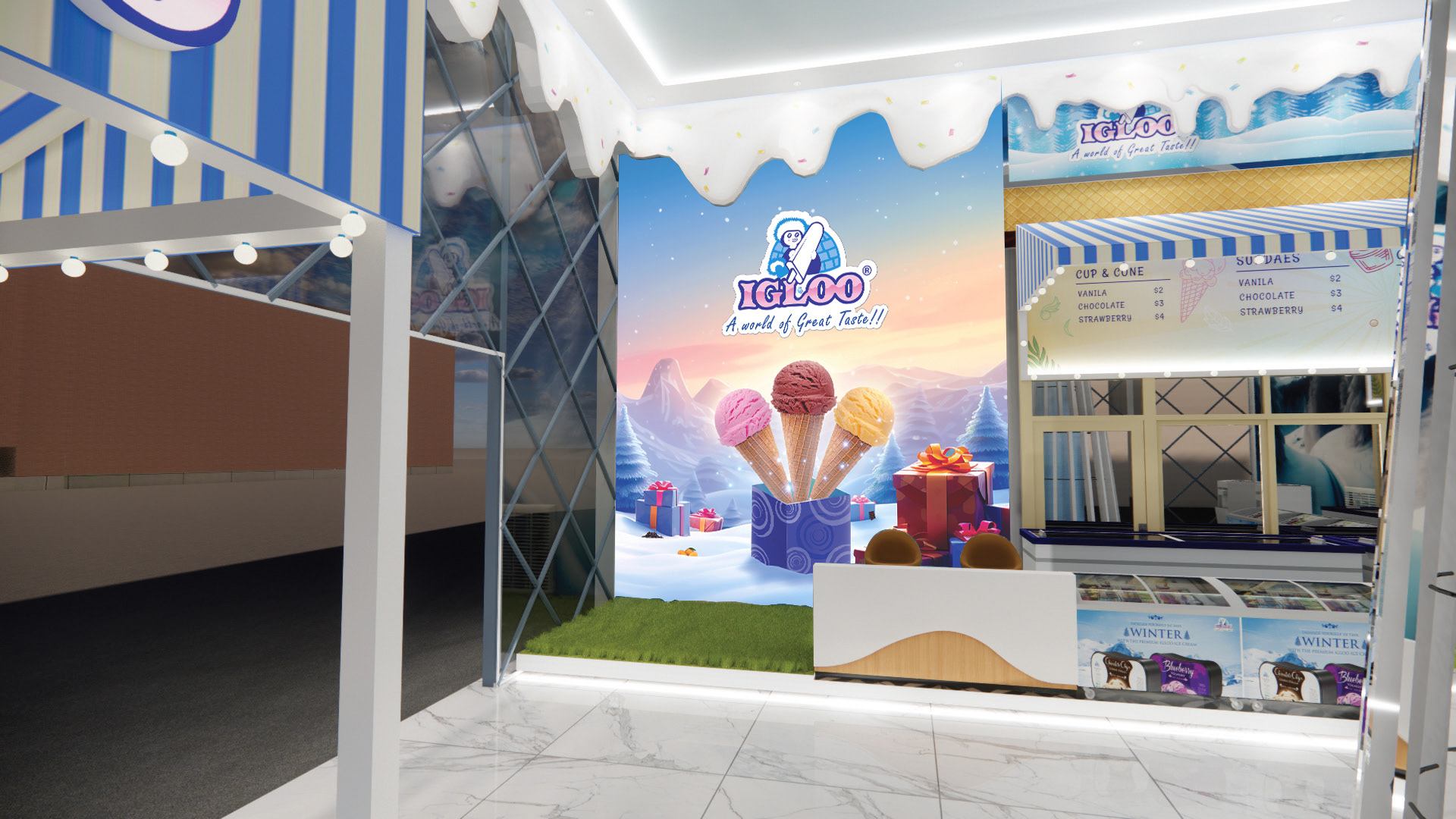 Ice Cream Parlour zone @DITF_24