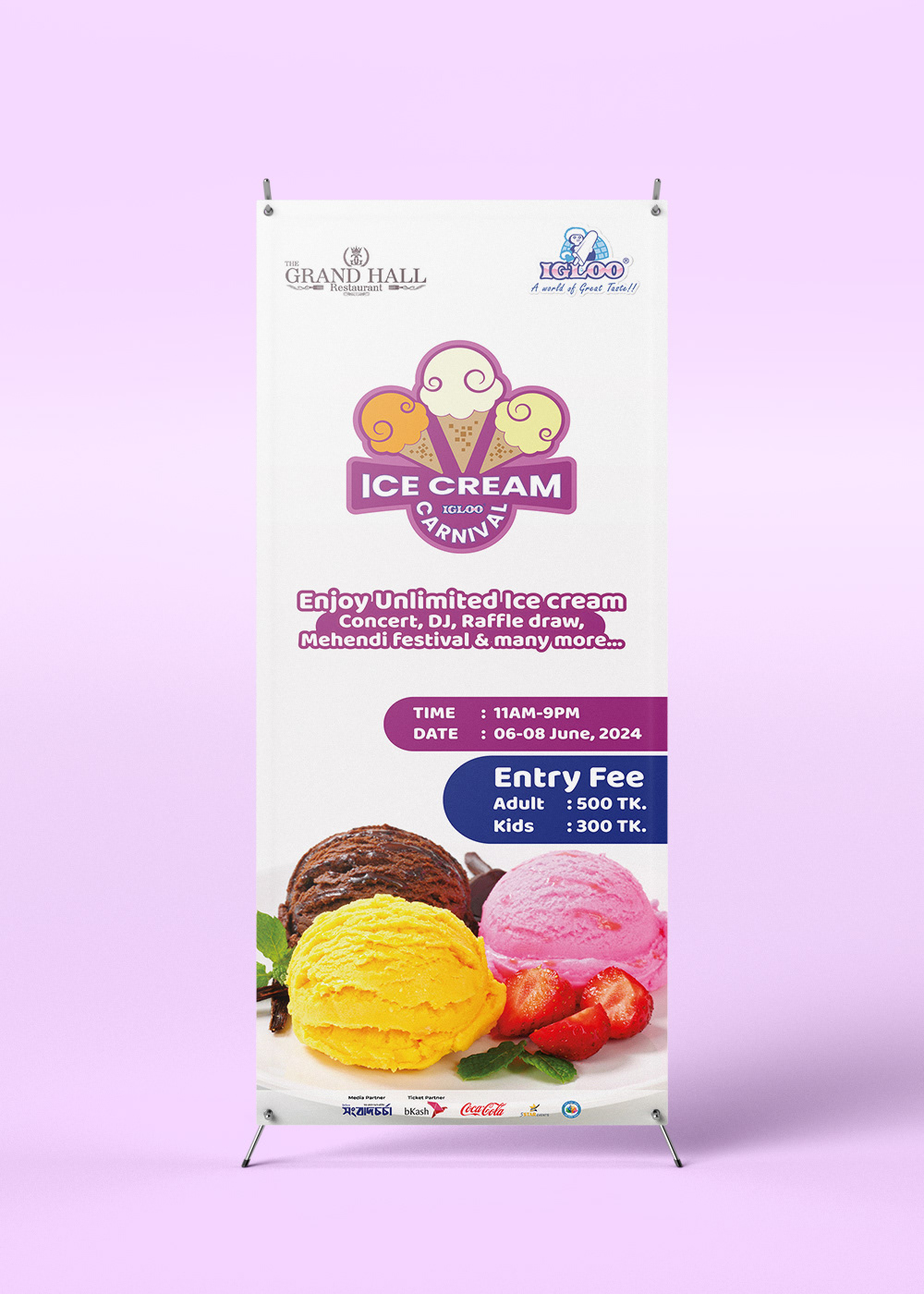 Ice Cream Carnival X banner