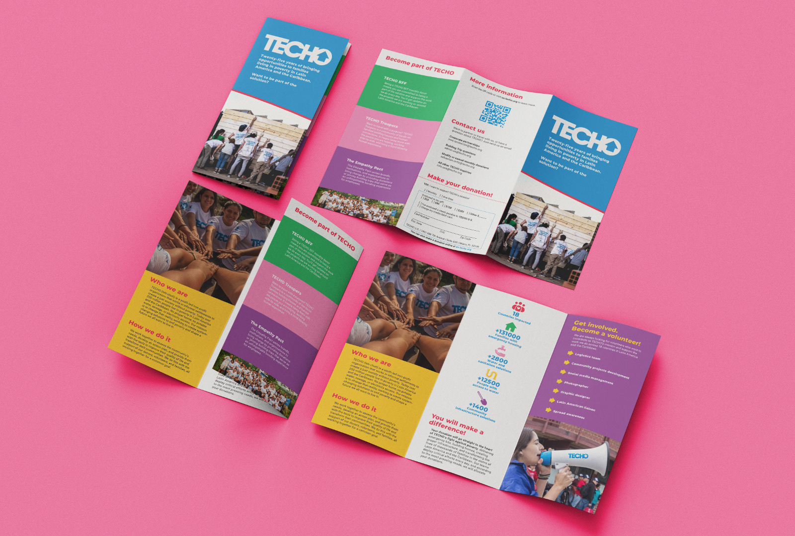 Concept: TECHO Canvassing Brochure