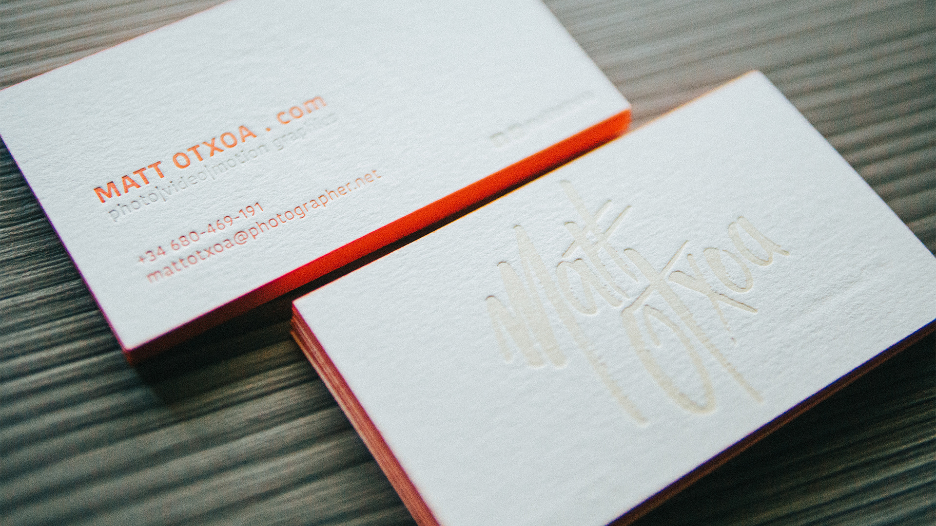 Matt Otxoa Business Cards