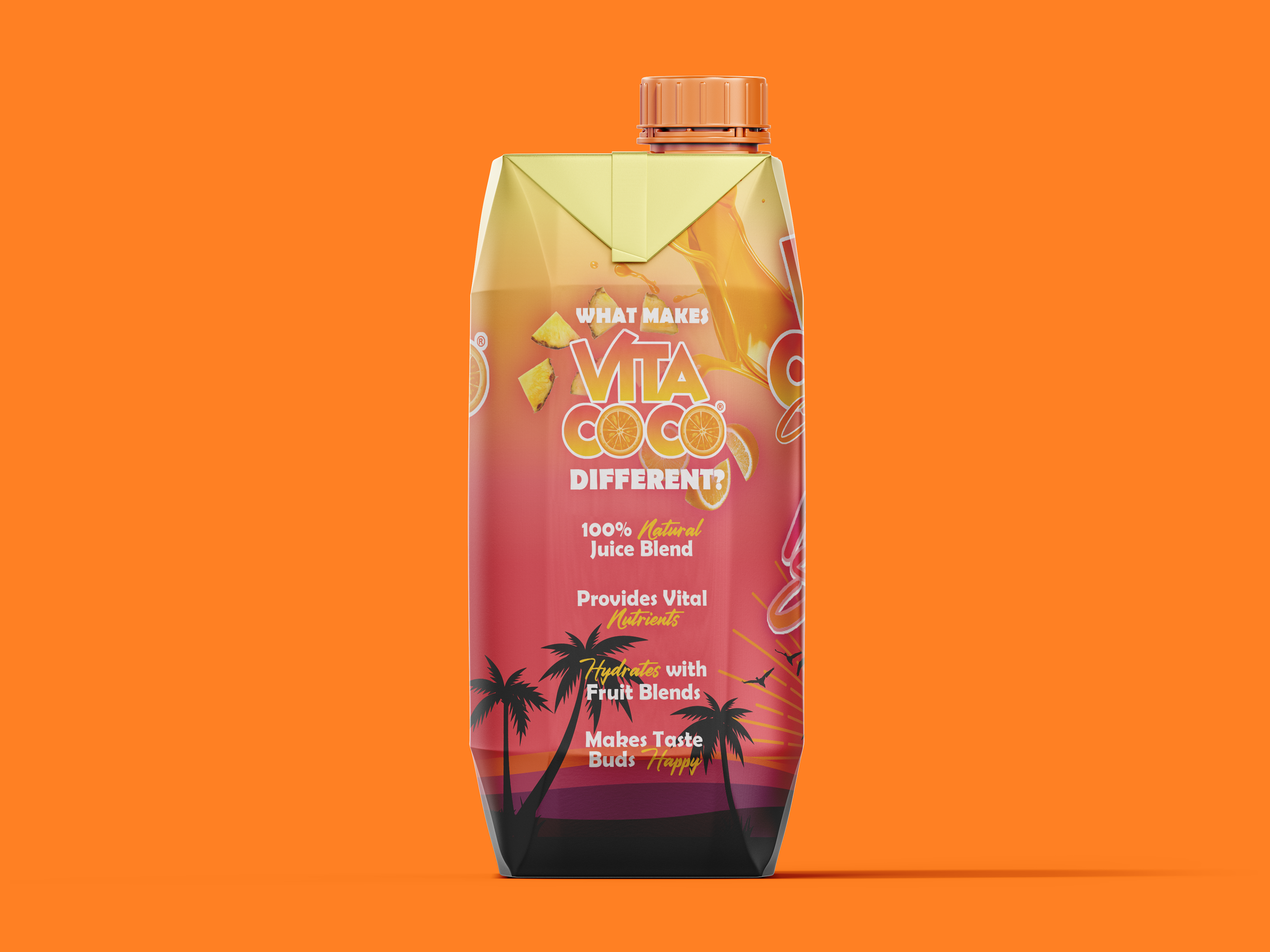 (Limited Edition) Vita Coco "Cocktail Mixers" Packaging (Side)