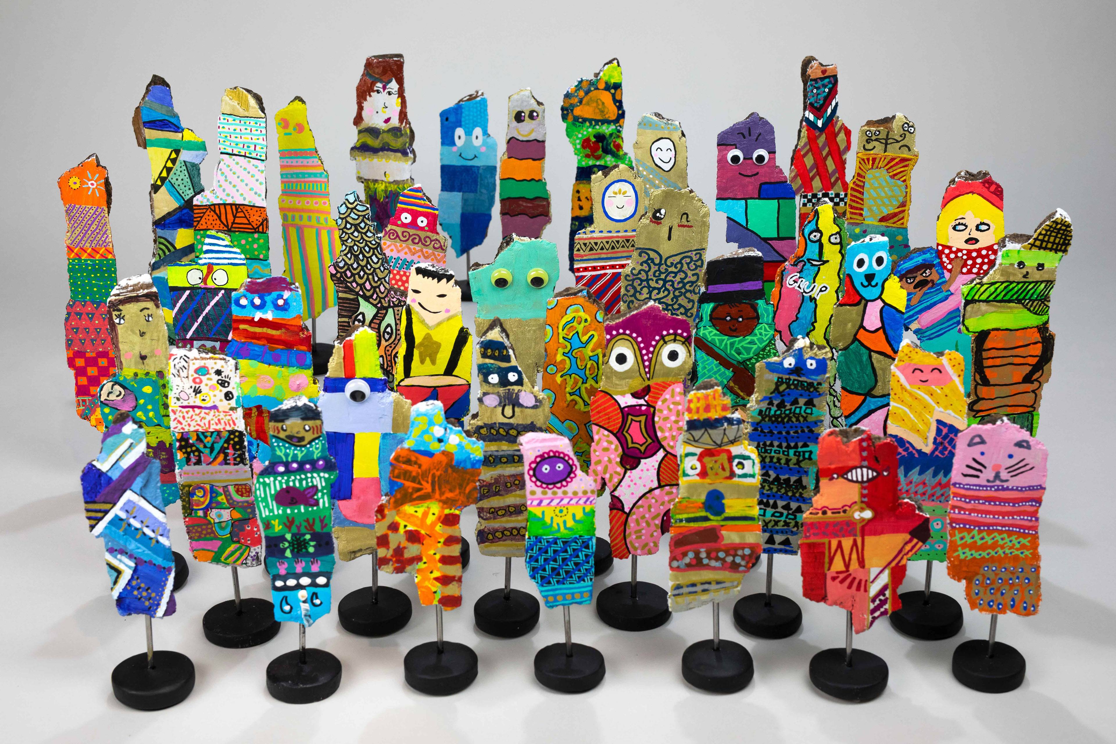 totems © LA MINE, Atelier La Mine