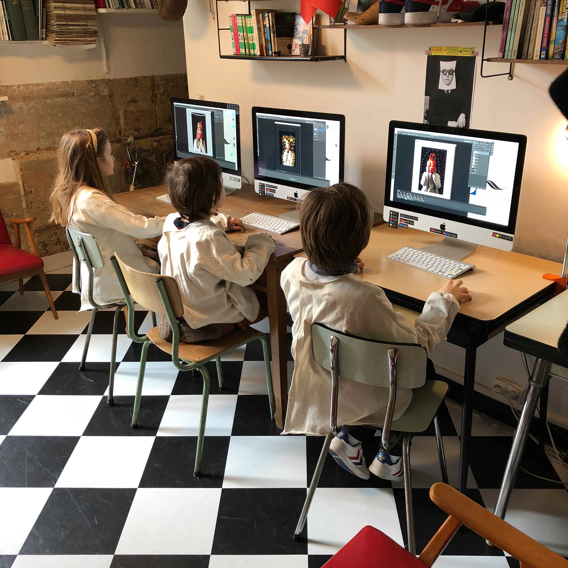 Atelier La Mine imac photoshop ordinateur pao