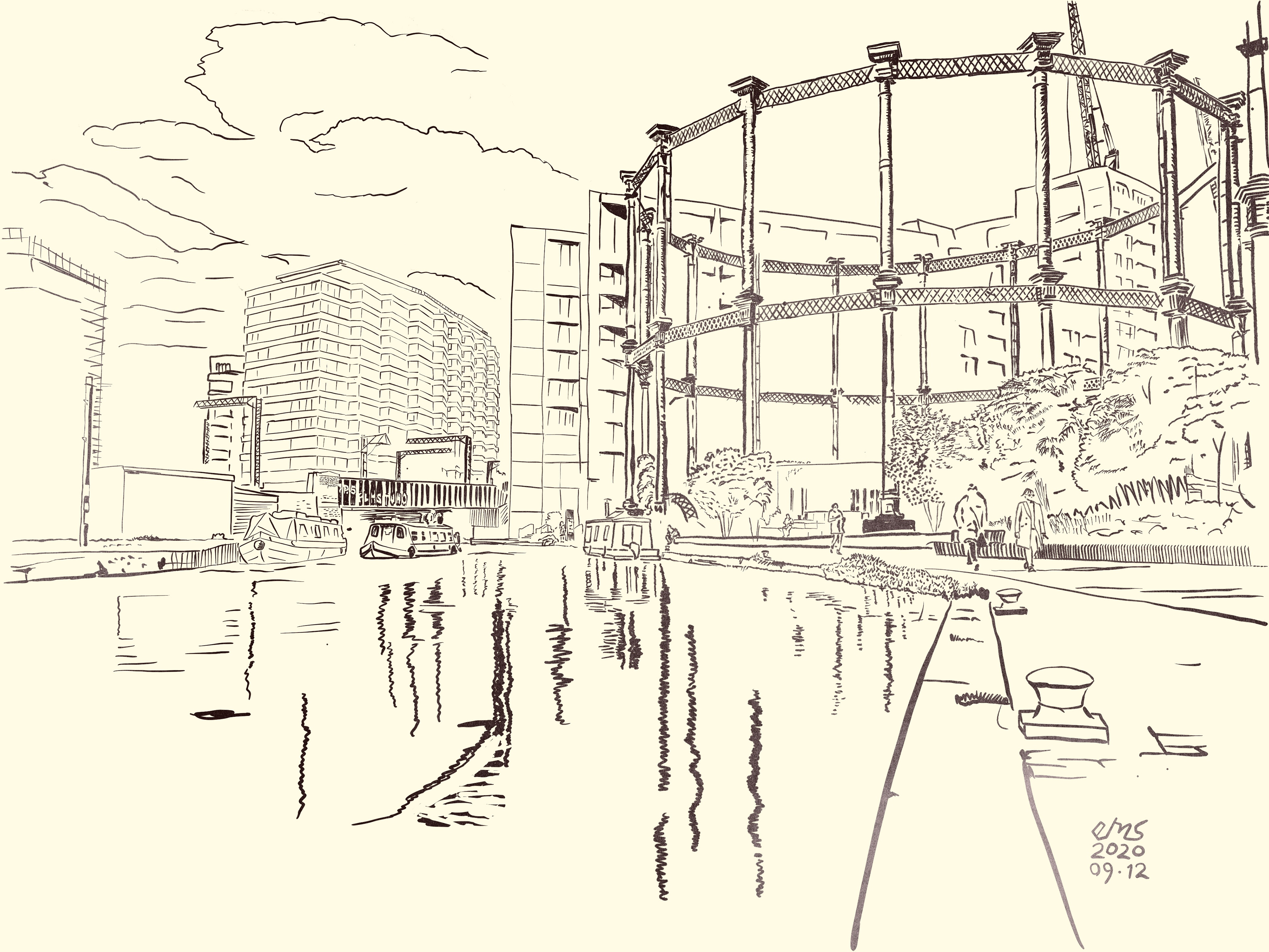 The Gas Holder, St Pancras Lock