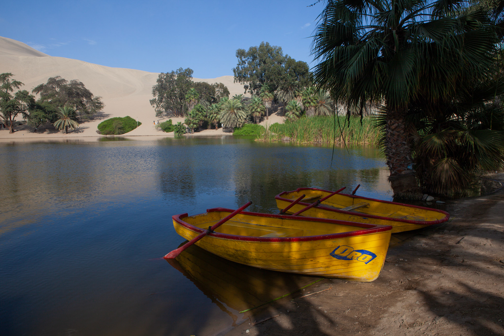 Laguna Huaccachina in the Ica desert
