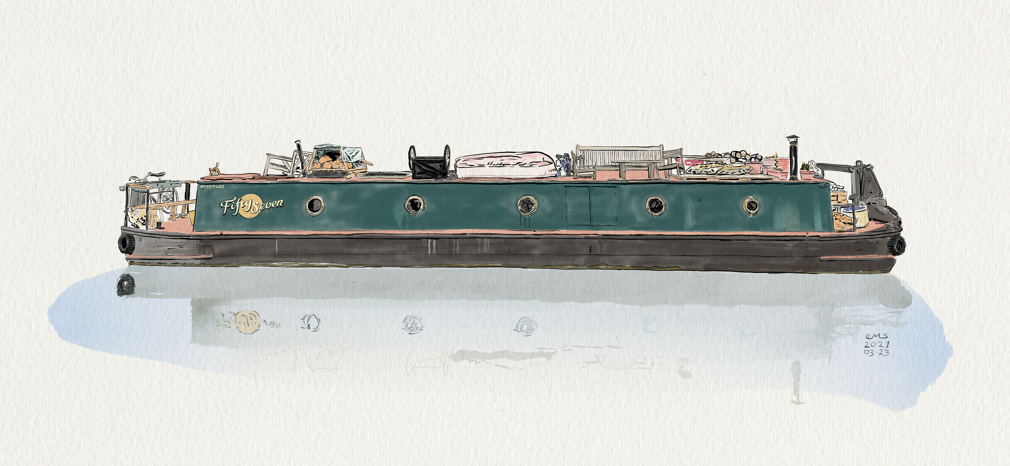 Fifty-Seven, near the Angel tunnel, Regent’s Canal