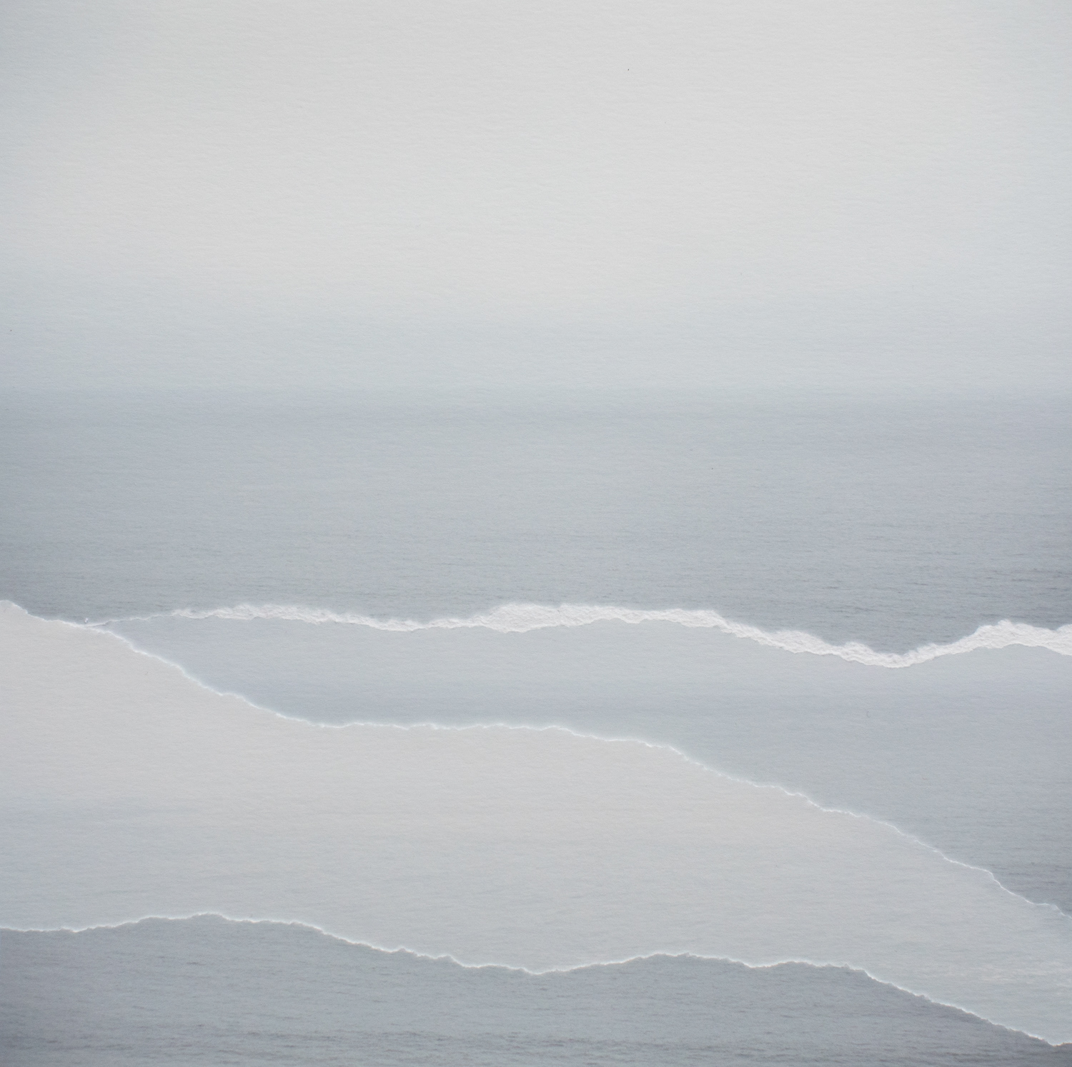 Memoryscapes, Horizon (White Blue Grey), 2023 © Marilia Destot