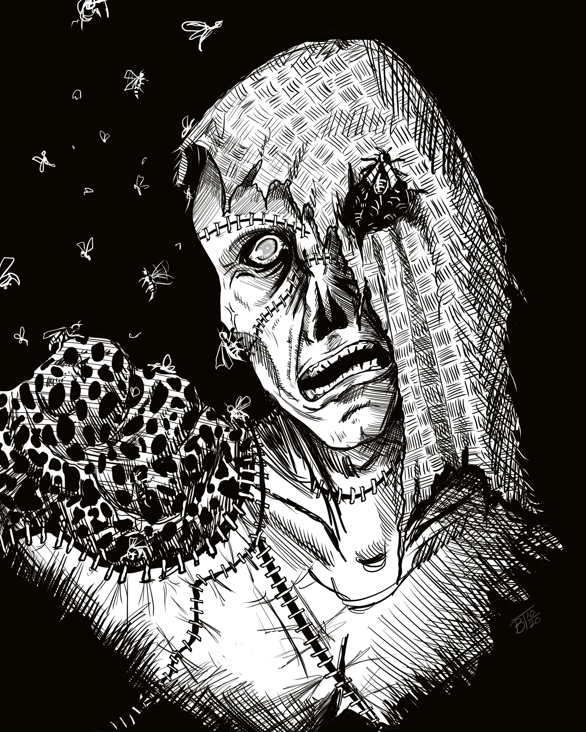 Beehive Undead - Digital Art