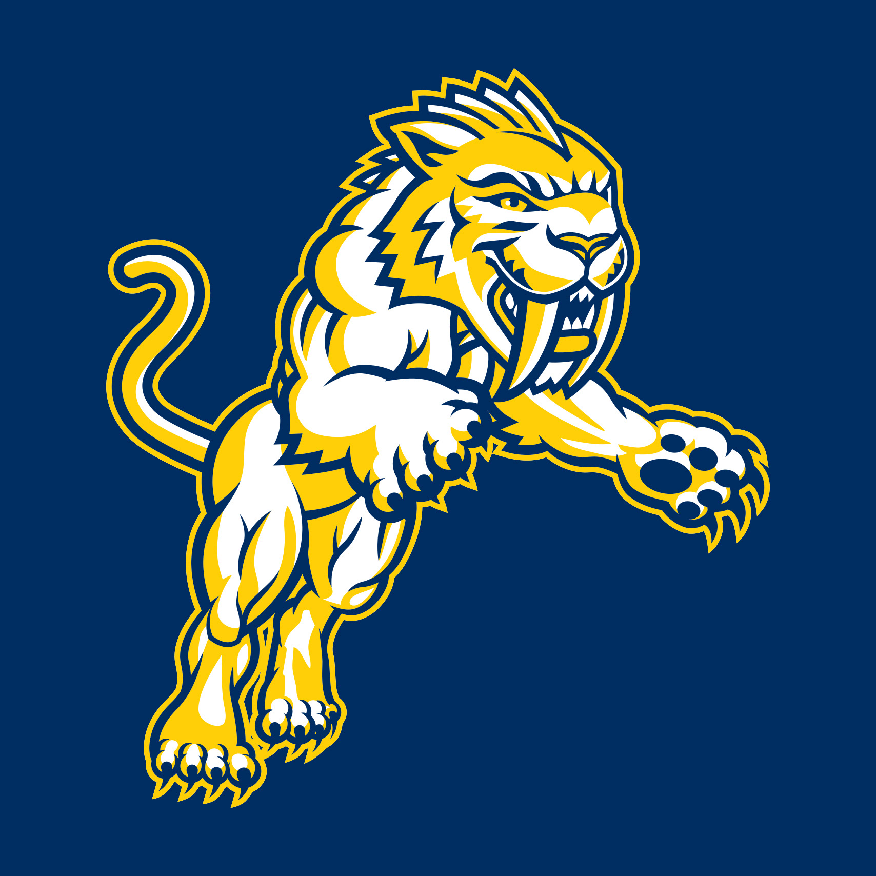 sabercats clipart logos artwork