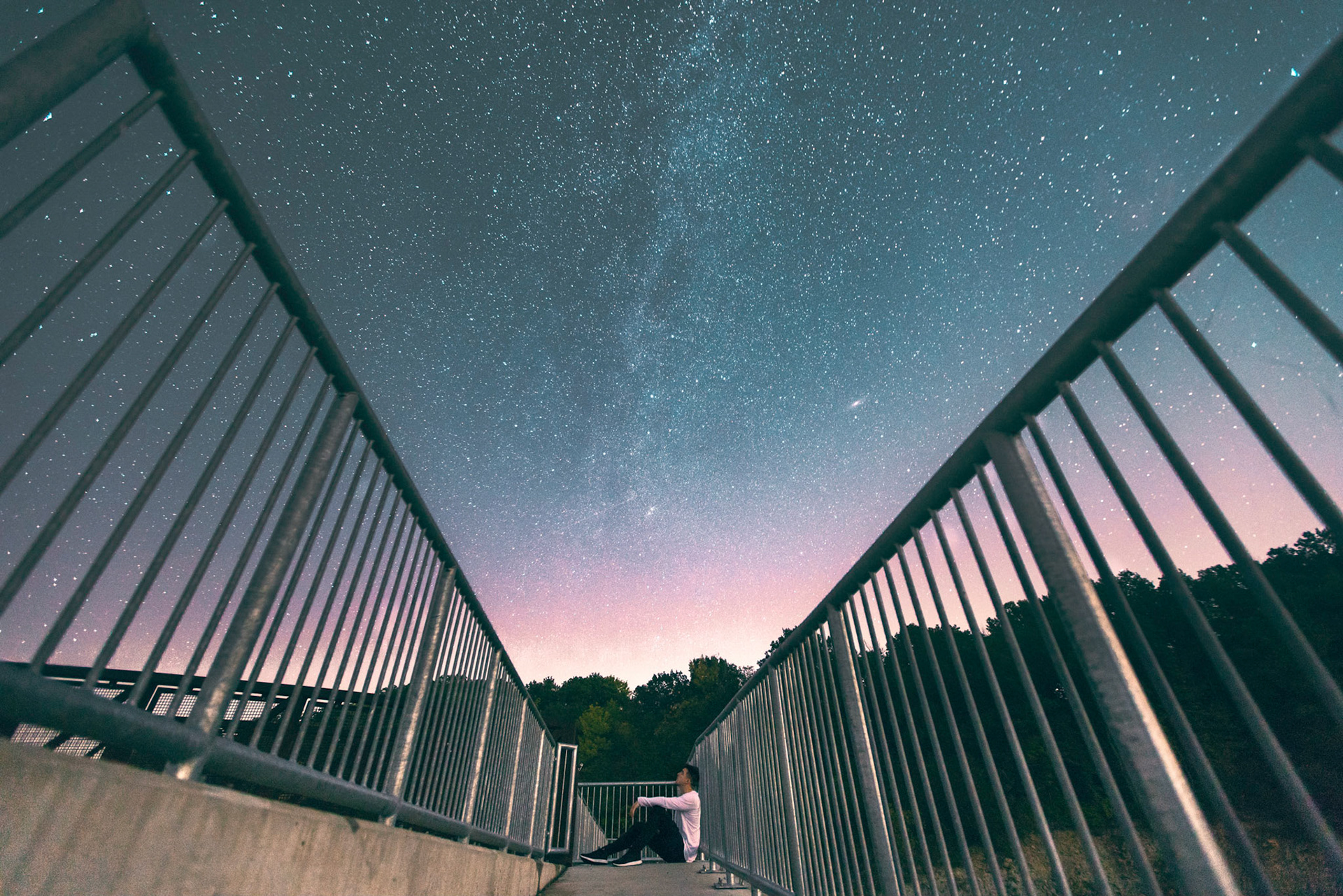 "and He See's The Curvature Of The Earth For The First Time" - 10/5/18 - Hueston Woods, OH 