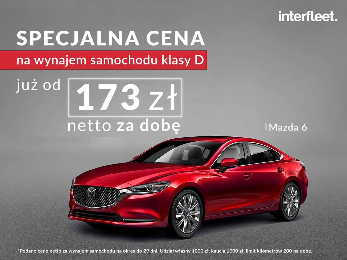 Grafika wykonana dla firmy "Inter Fleet" specjalizującej się w wynajmie samochodów