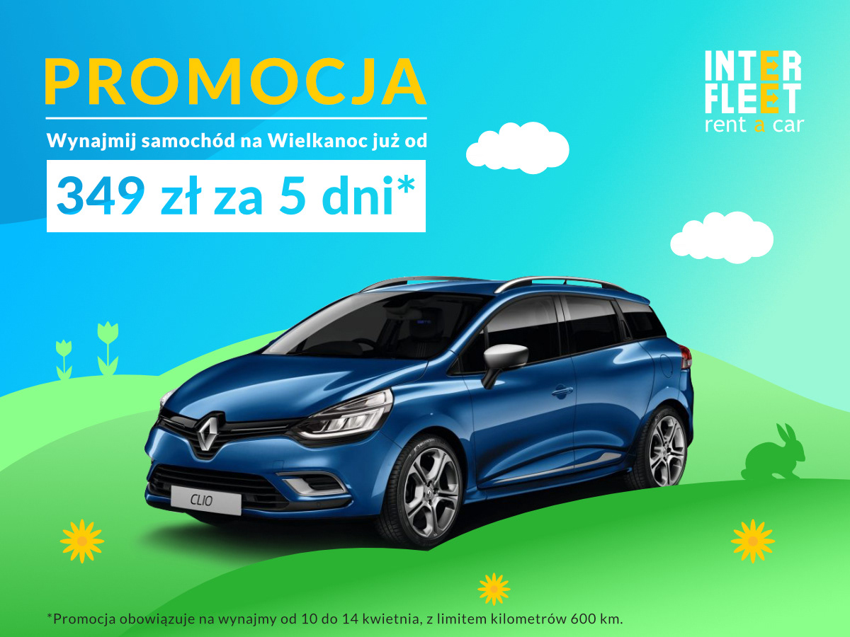 Grafika wykonana dla firmy "Inter Fleet" specjalizującej się w wynajmie samochodów