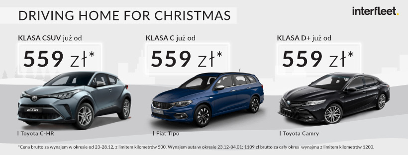 Grafika wykonana dla firmy "Inter Fleet" specjalizującej się w wynajmie samochodów
