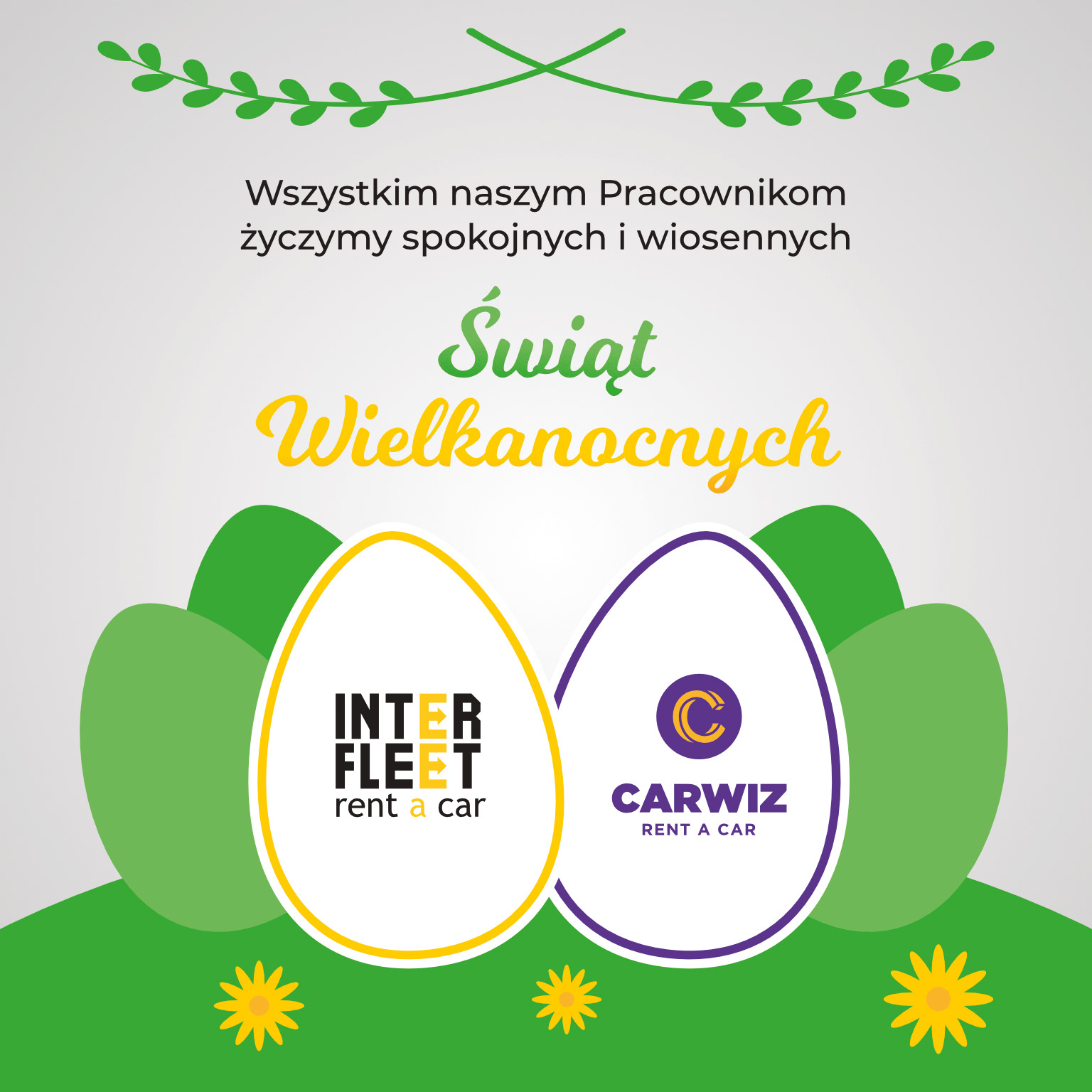 Grafika wykonana dla firm "Carwiz" i "Inter Fleet" specjalizujących się w wynajmie samochodów