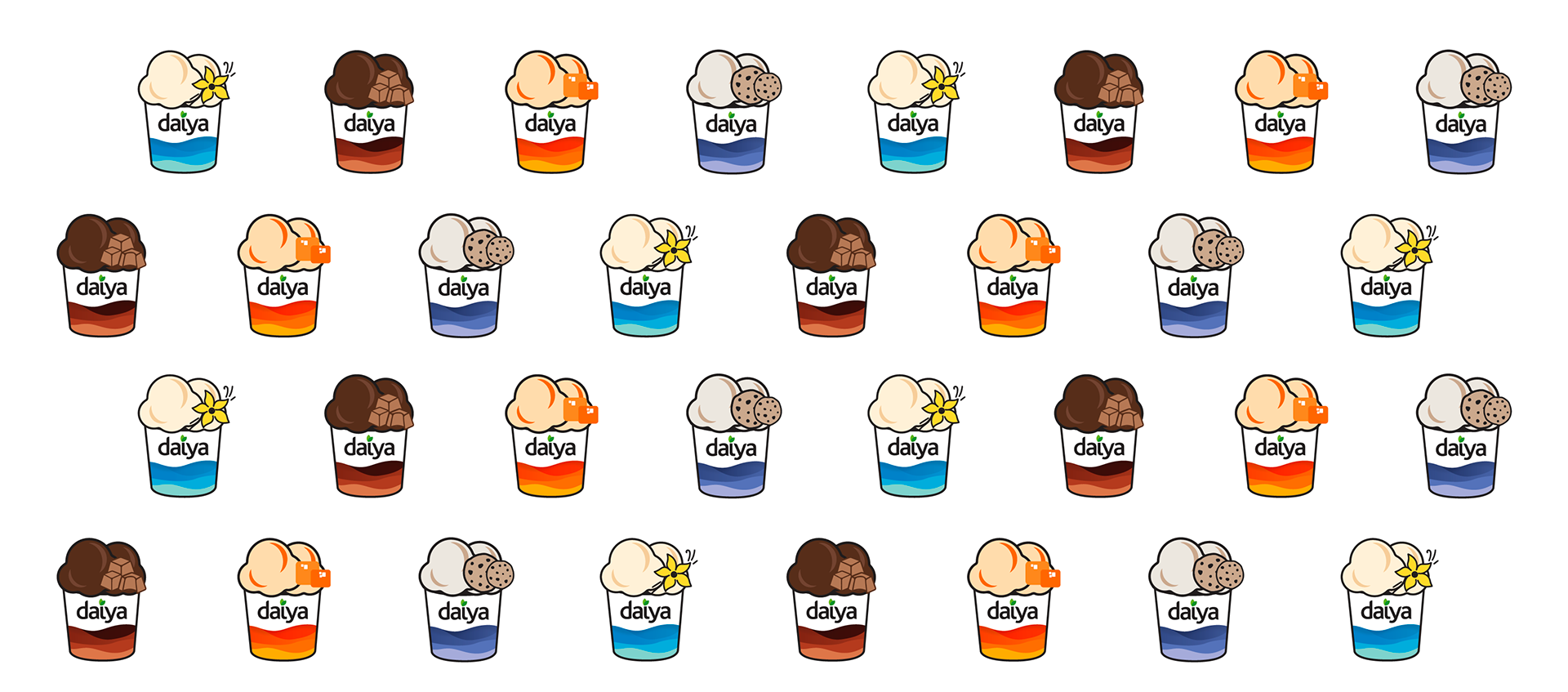 Pints Patterned Wallpaper – 2020