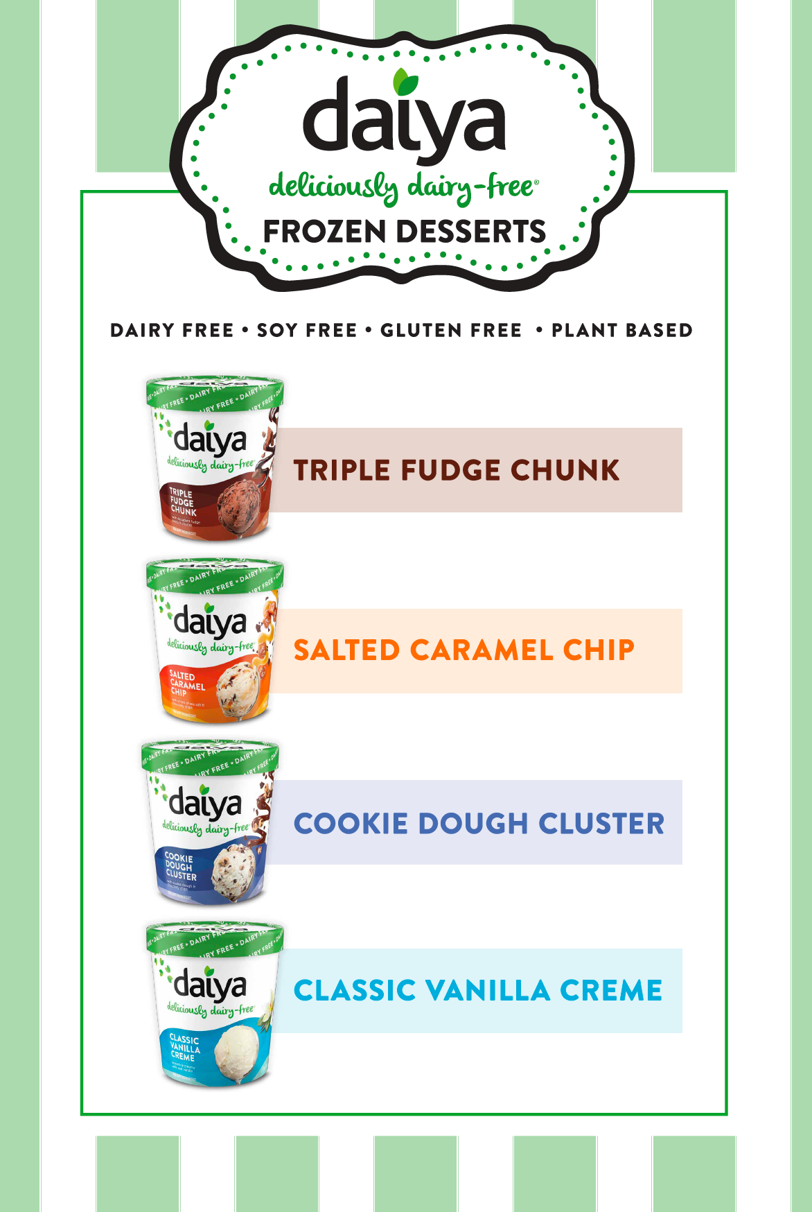 Ice cream menu – 2020
