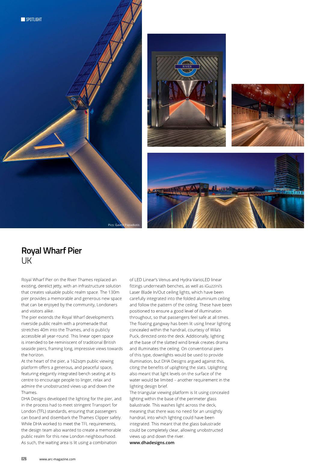 arc magazine 116 - Royal Wharf Pier