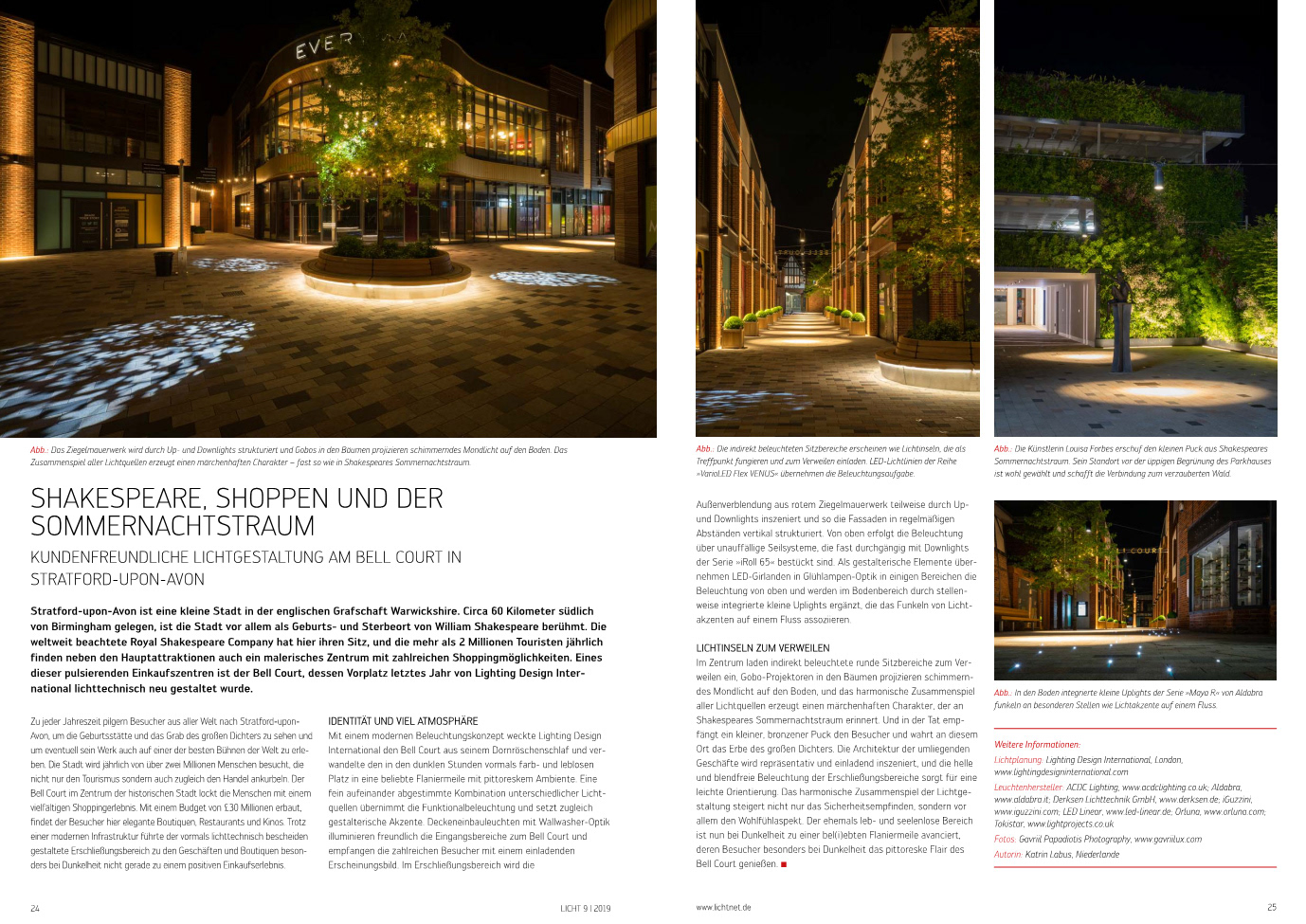 Licht magazine Dec 2019 - Bell Court
