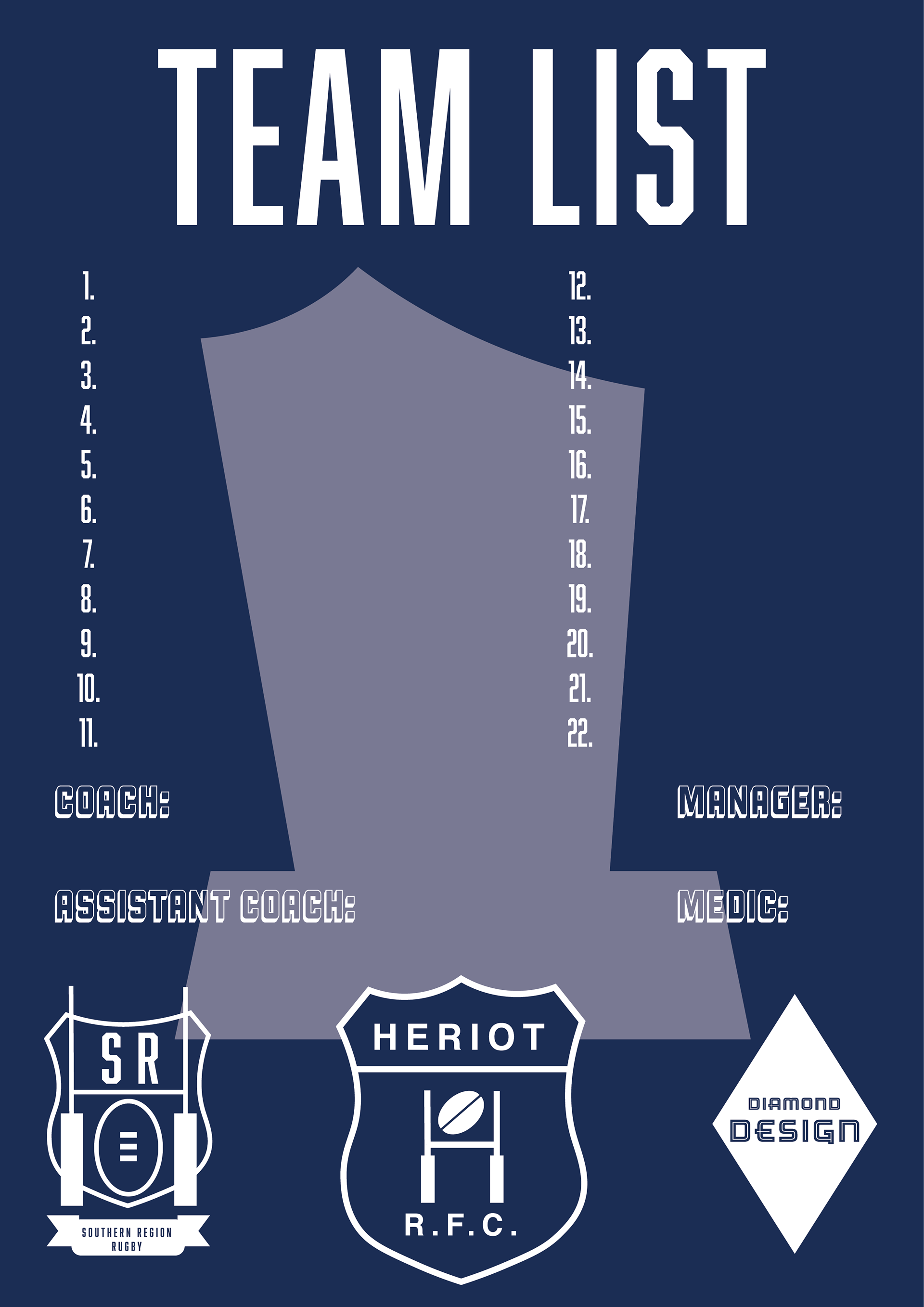 Heriot RFC Team List