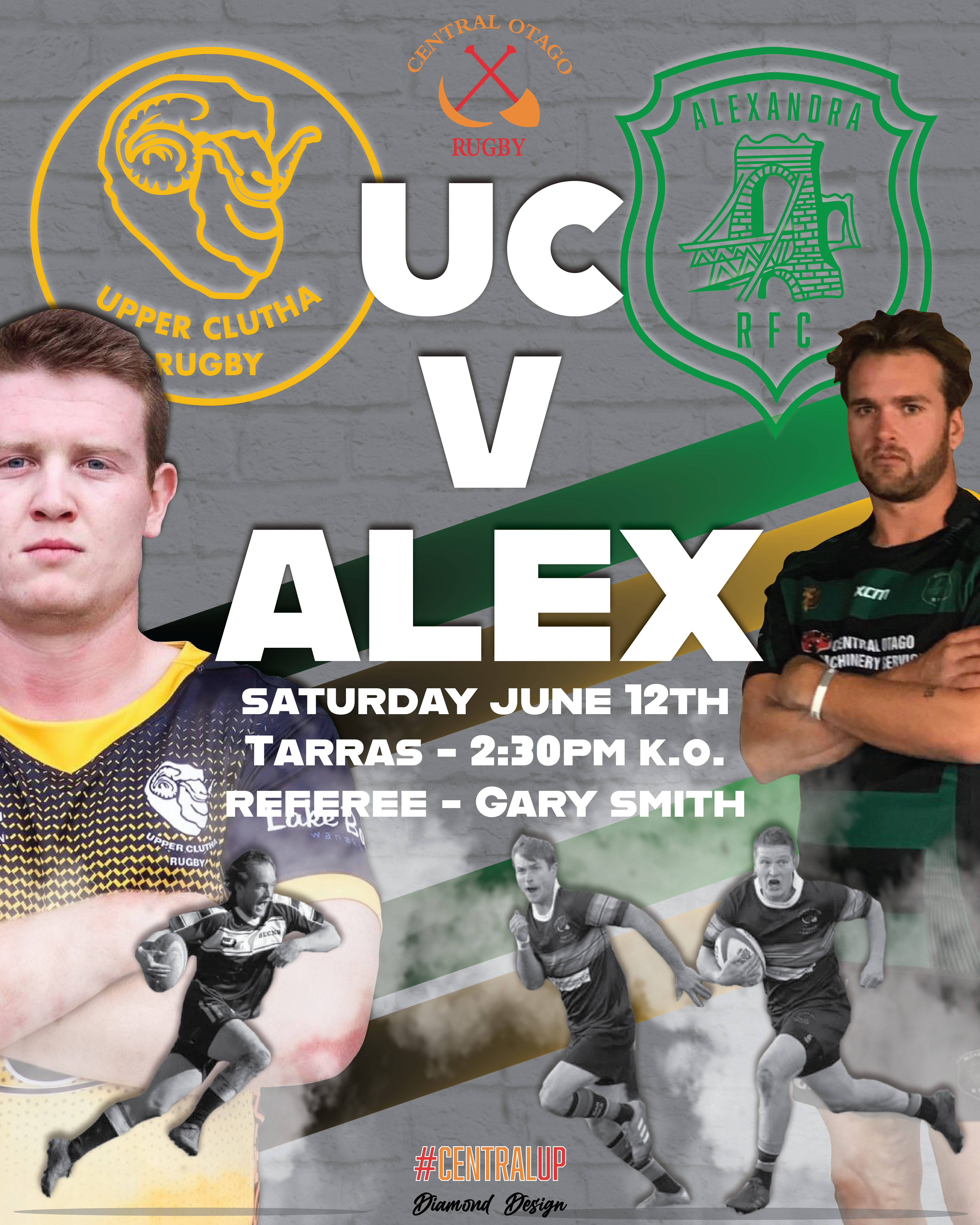Central Otago Rugby Match Advertising