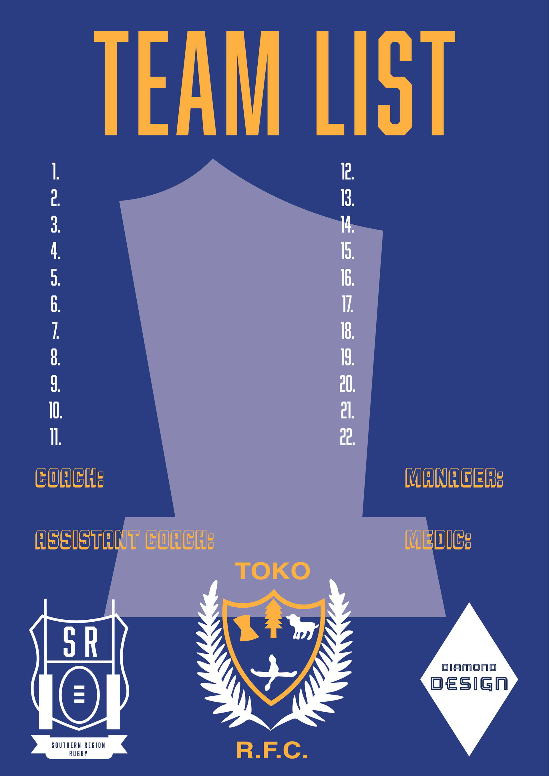 Toko RFC Team List