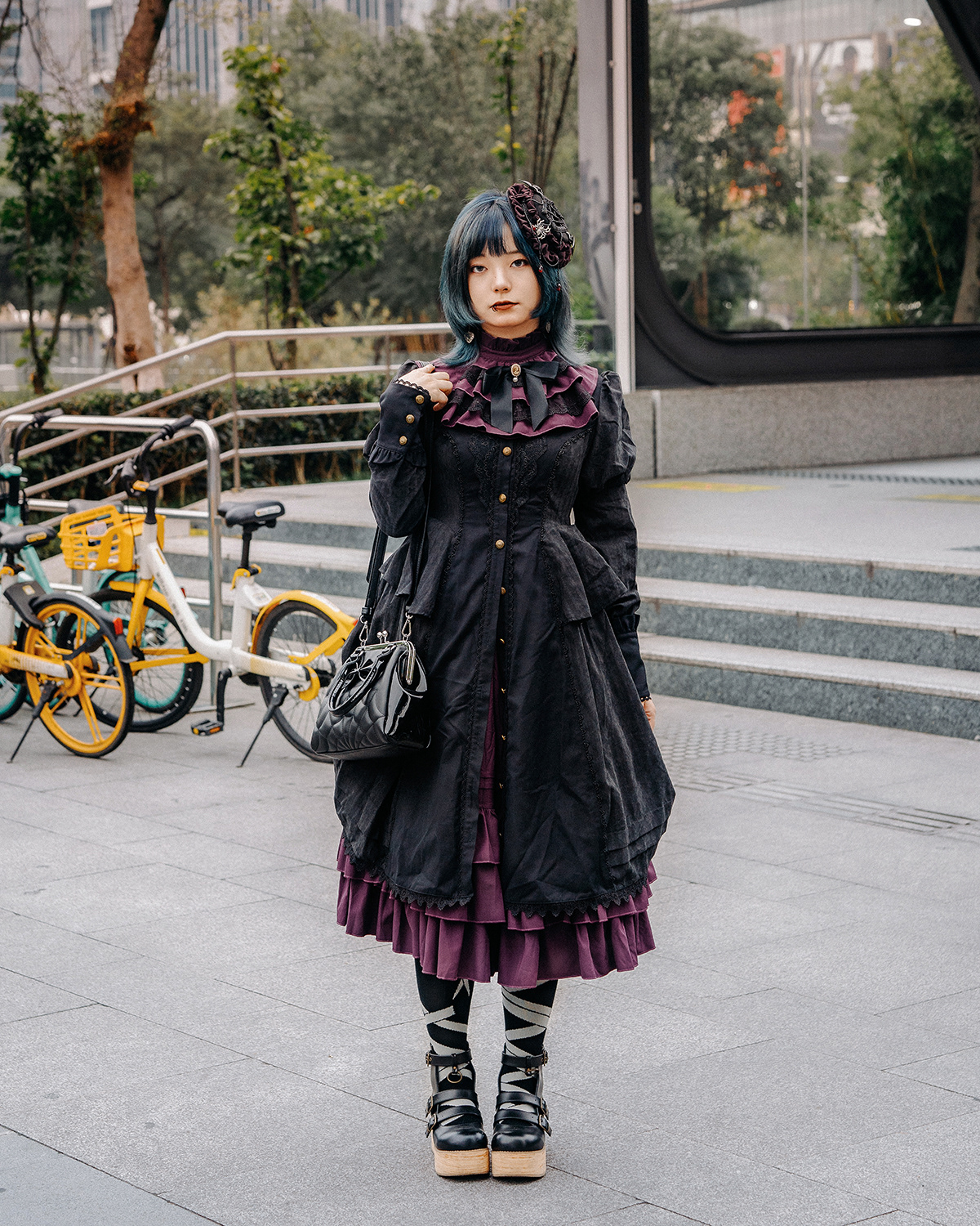 La Pi. La Pi works as an original illustrator at a gaming company. Influenced by a female classmate in college, she found Lolita fashion captivating and gradually developed a fondness for it. Nowadays, she occasionally wears Lolita outfits to work. Through embracing the Lolita culture, she has expanded her circle of friends and discovered a more authentic version of herself.