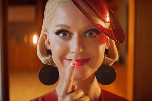 Image of Katy Perry from the music video for the song 365 featuring Zedd.