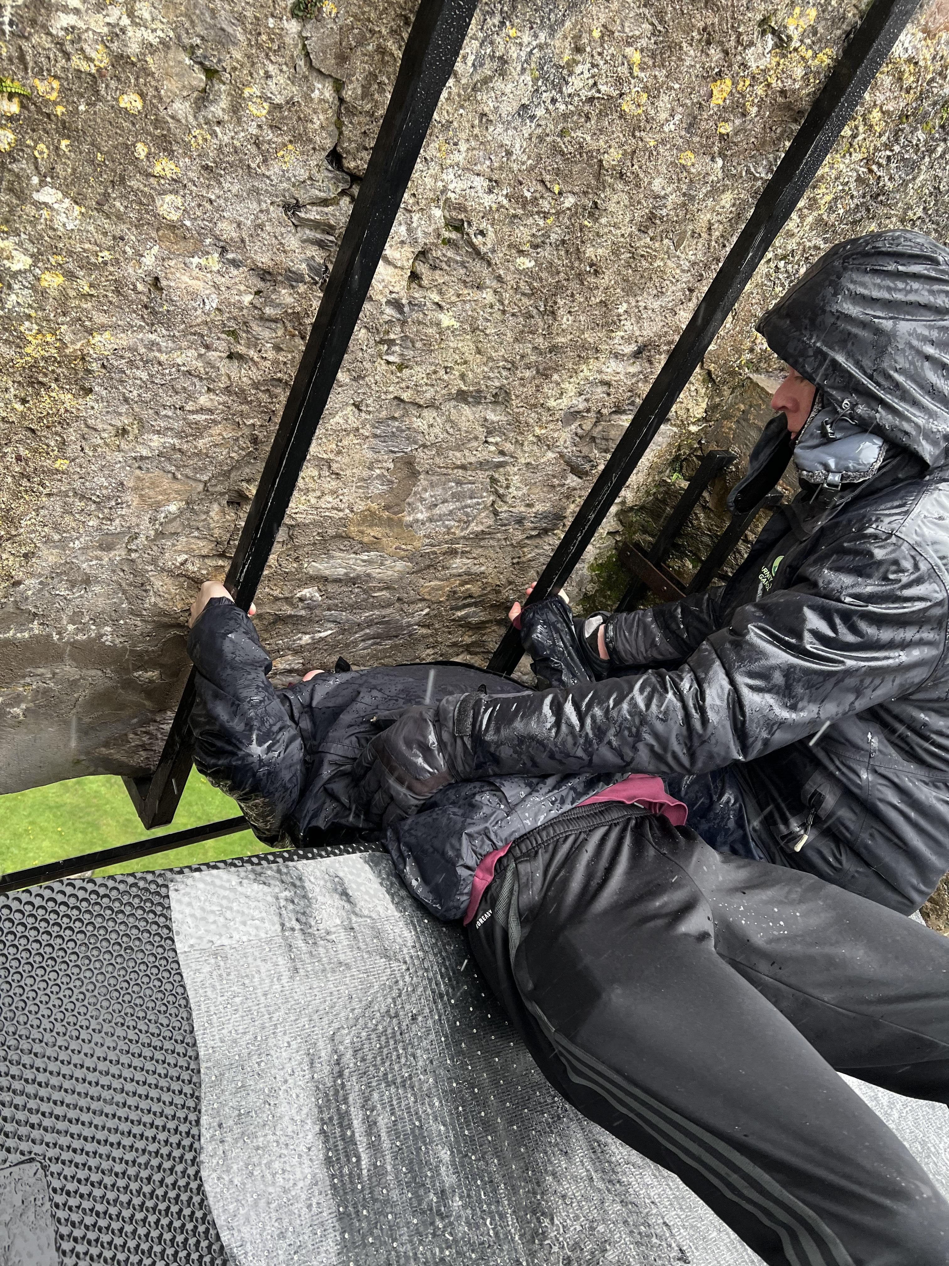 Kissing the Blarney Stone