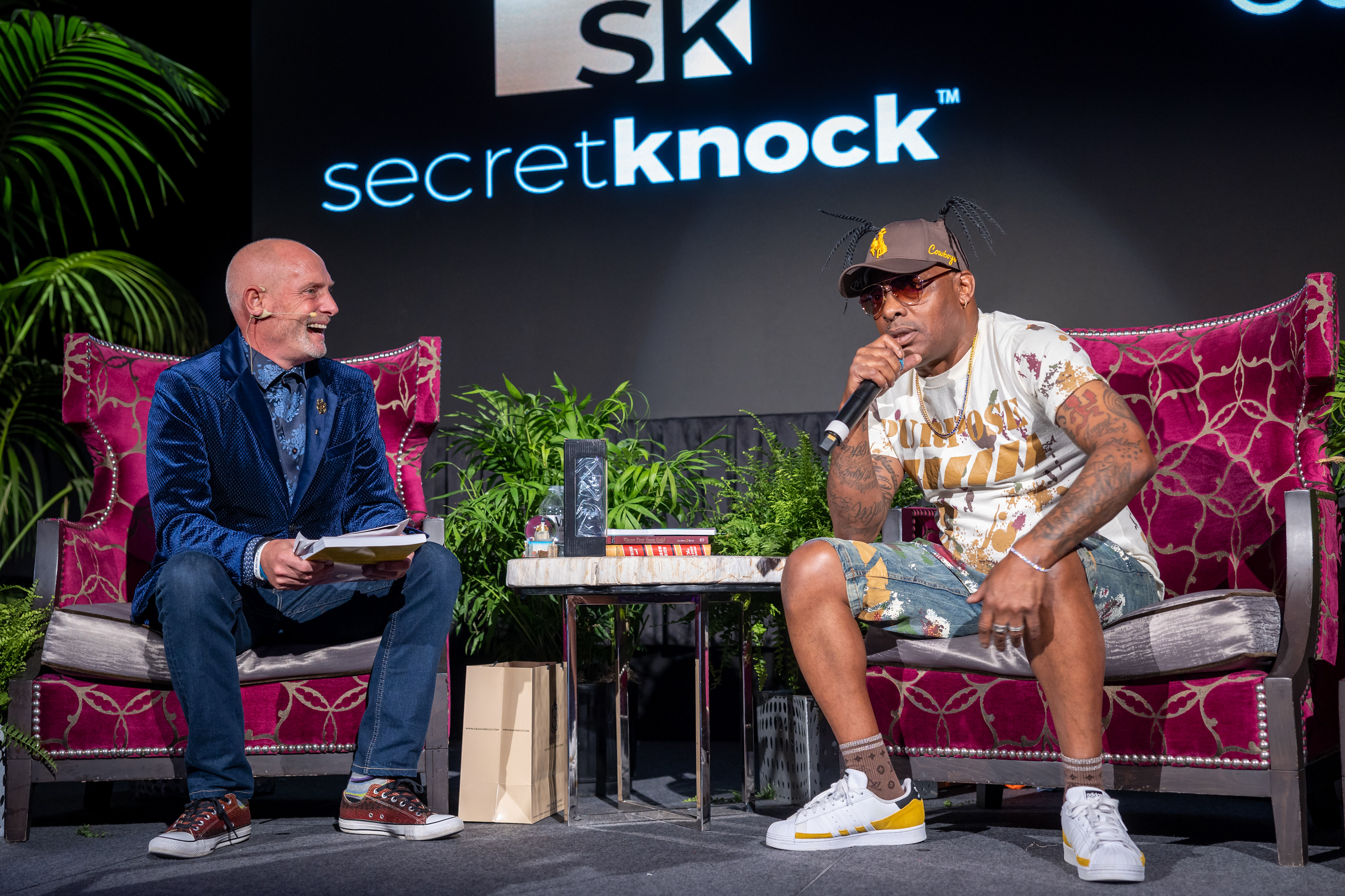 Greg Reid interviews 90's Rapper Coolio at Secret KnockGreg Reid | Shot for Secret Knock | ©2021 William Burdine | All rights reserved