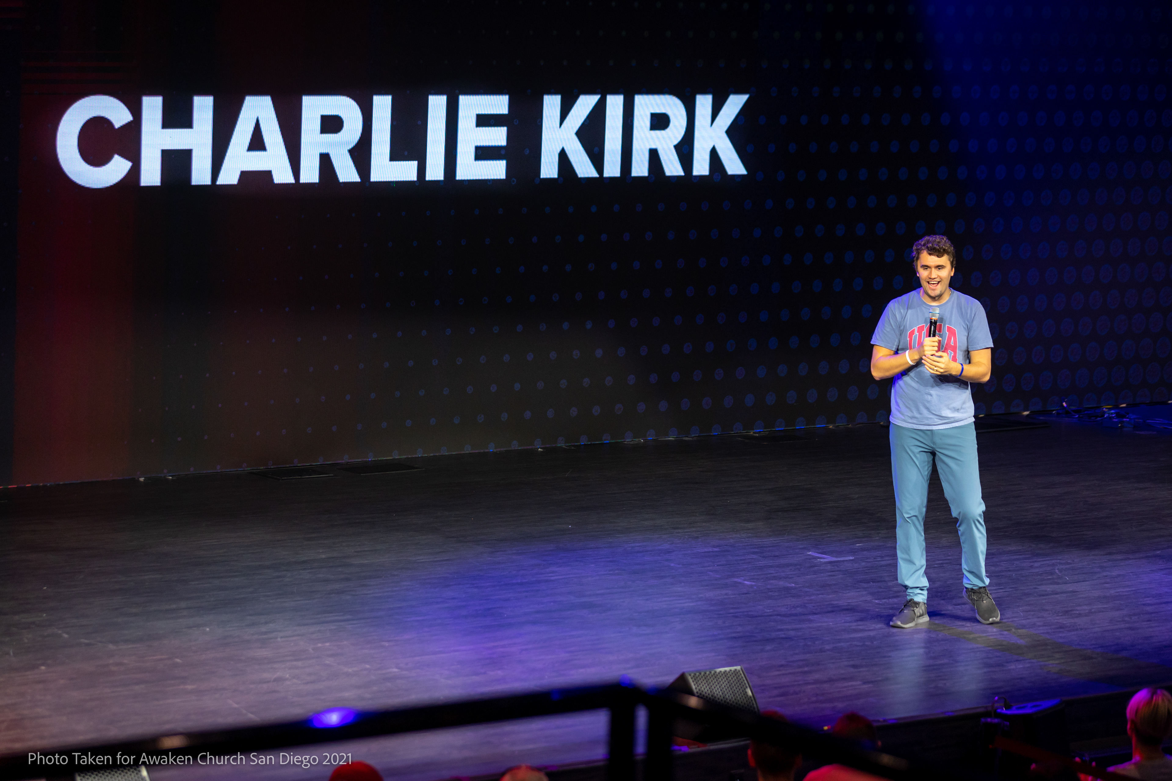 2021-09-09 Charlie Kirk | Shot for Awaken Church | ©2021 William Burdine | All rights reserved