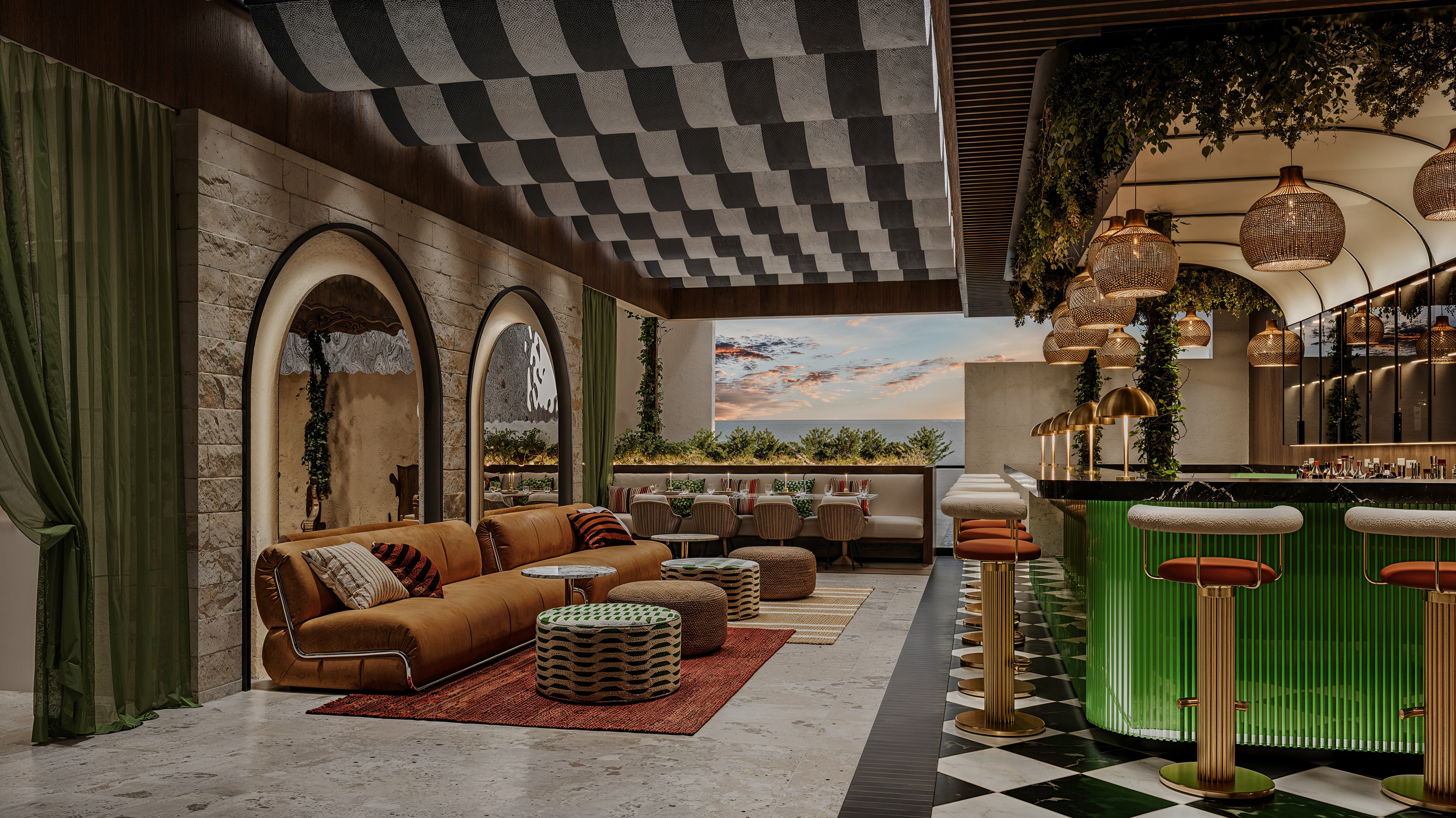 Rooftop bar
