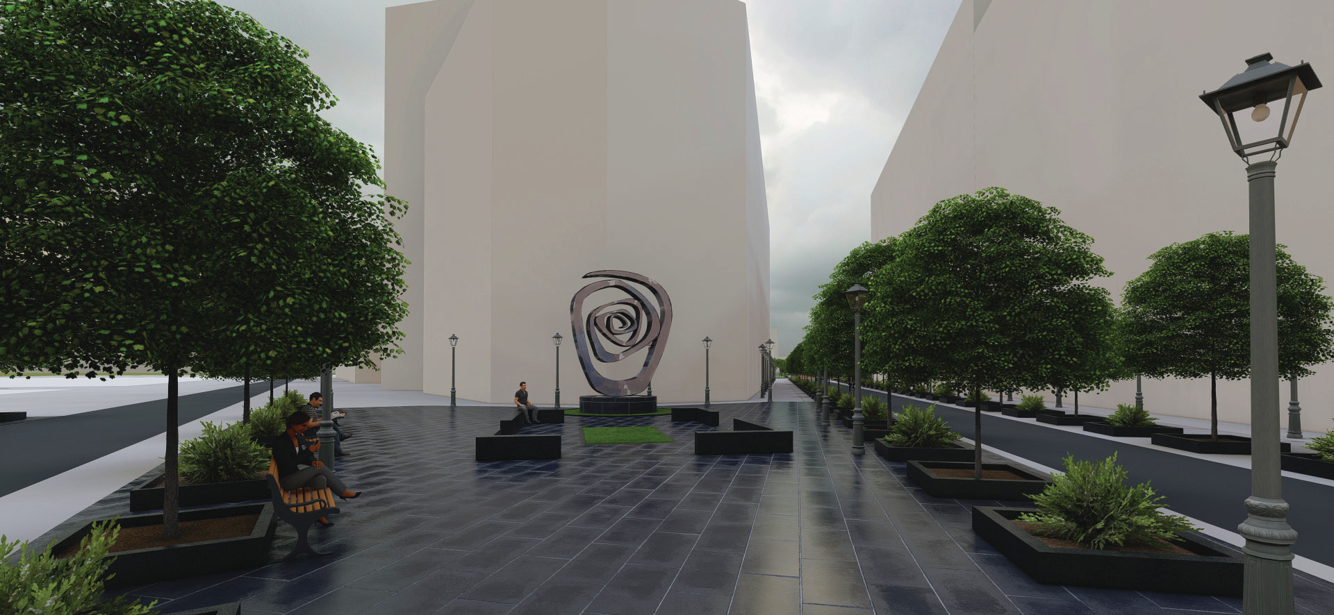 Sculpture Plaza