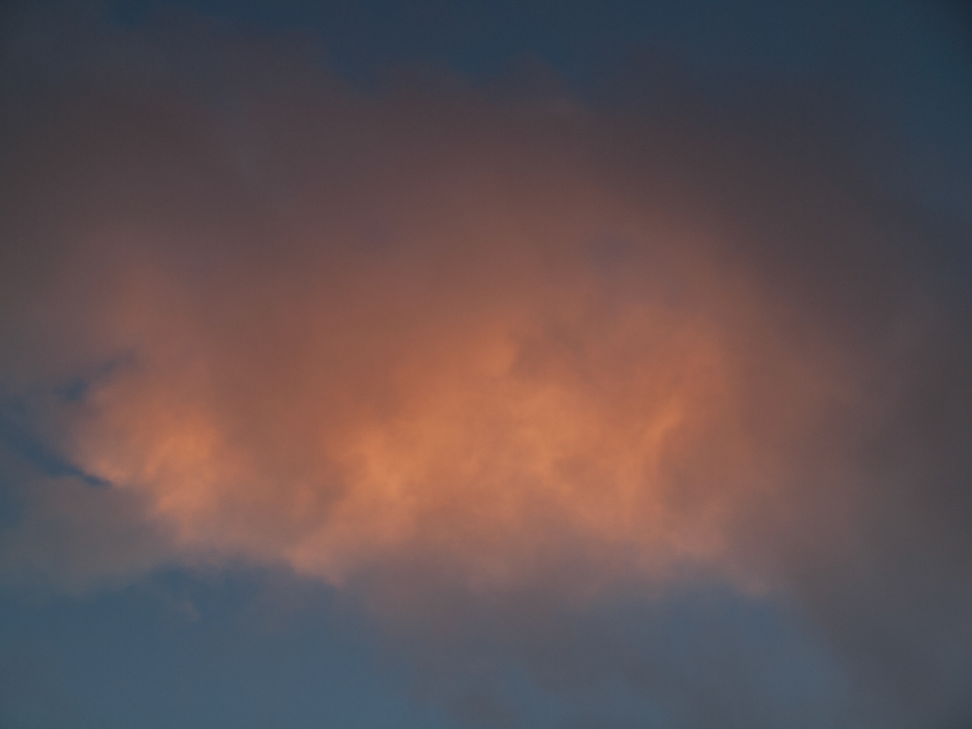Wolken in der Abendsonne